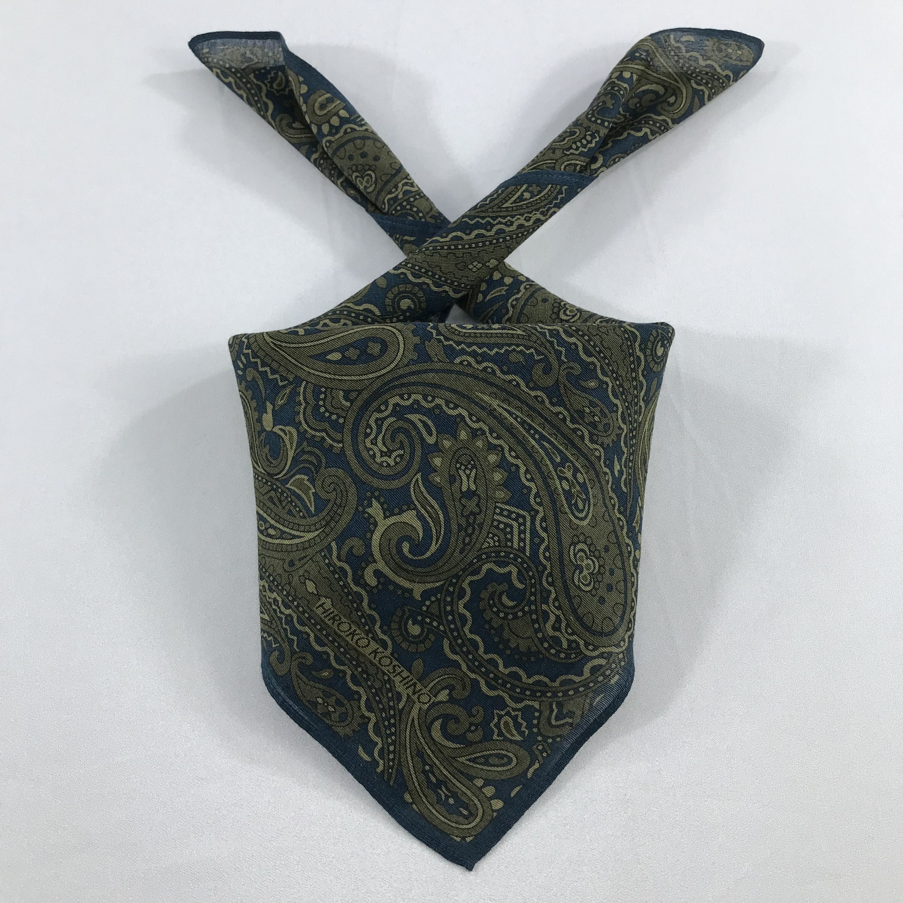 Hiroko Koshino Homme × Vintage Hiroko Koshino Bandana / Handkerchief / Neckerchief - S1961 Size ONE SIZE - 3 Thumbnail