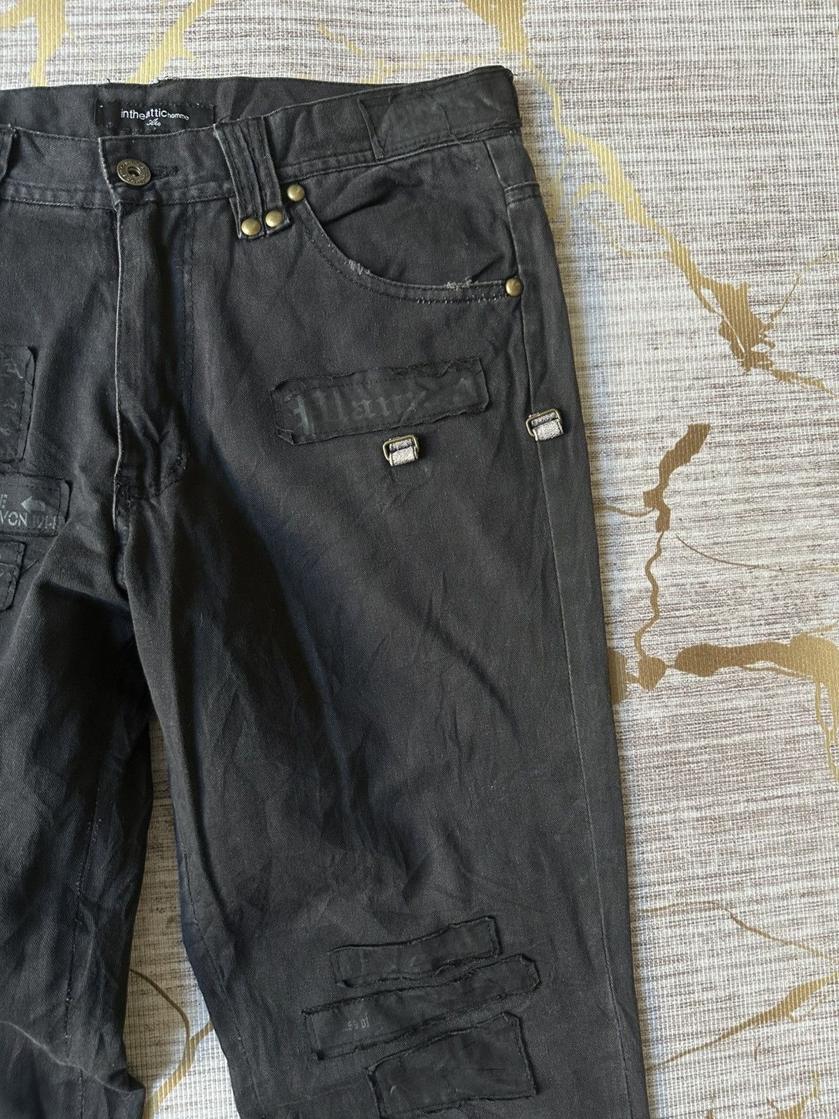 In The Attic FLARE In The Attic Poem Patchwork Pocket Pant Size US 32 / EU 48 - 10 Thumbnail