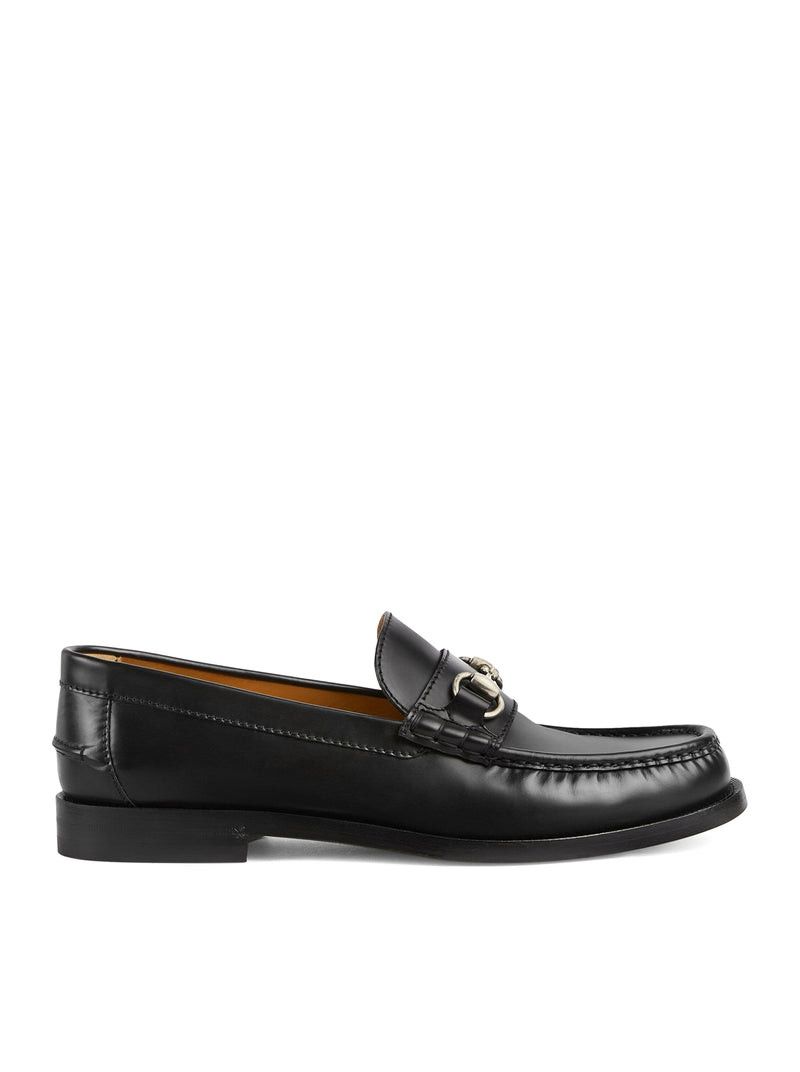 image of Gucci Men`s Moccasin With Clamp Shoes in Black, Men's (Size 12)