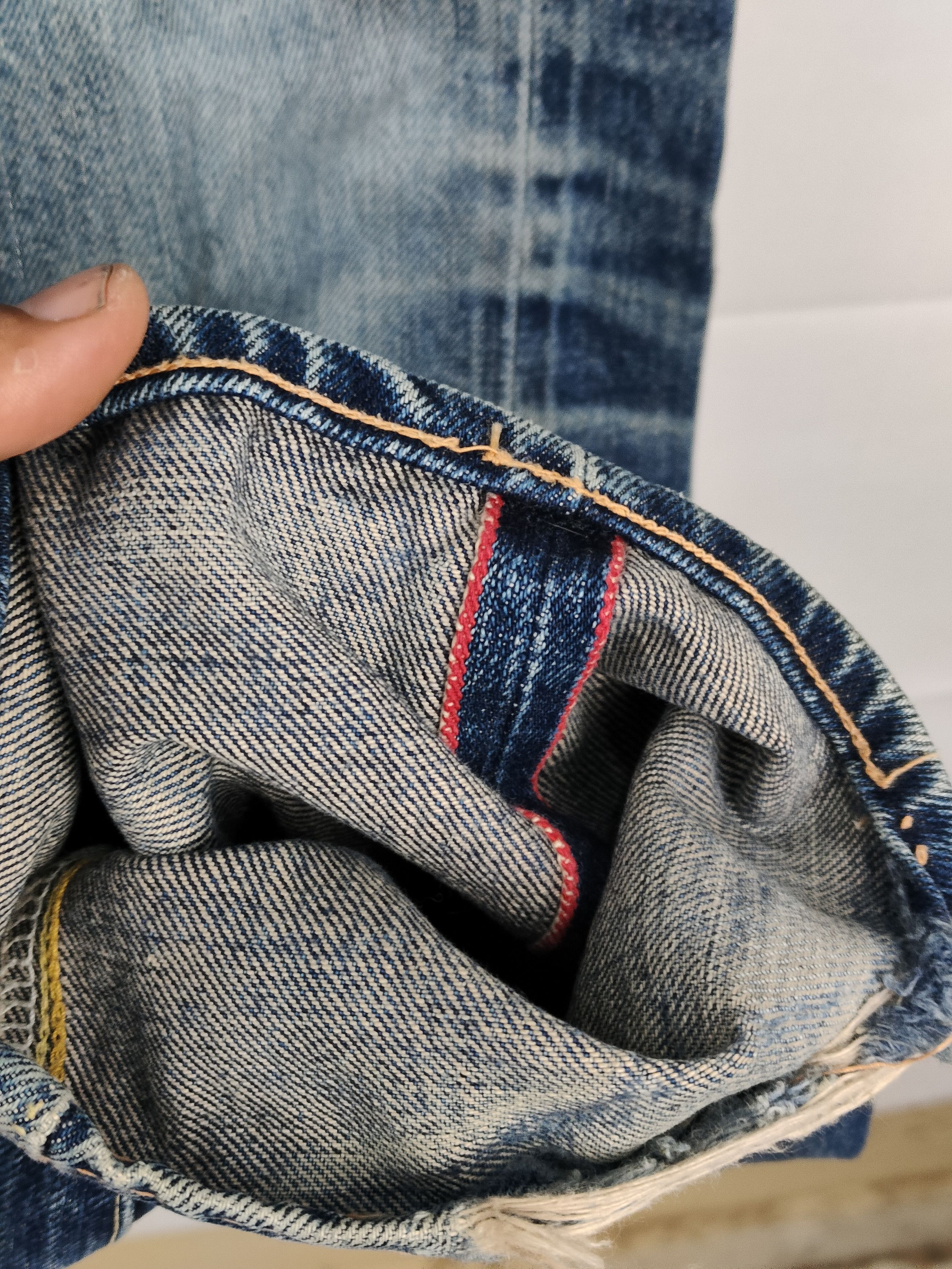 Blue Blue Japan Vintage Blue Blue Japan Indigo Selvedge Denim Pant Size US 32 / EU 48 - 5 Thumbnail