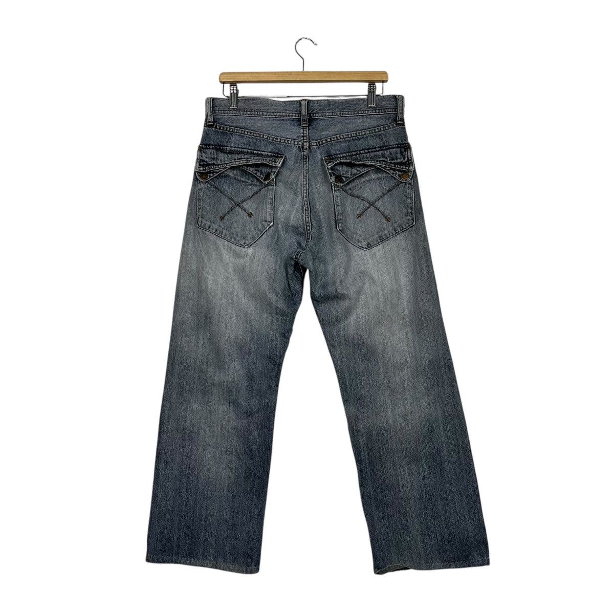 14th Addiction Vintage Japanese Designer Distressed Denim Size US 34 / EU 50 - 7 Thumbnail
