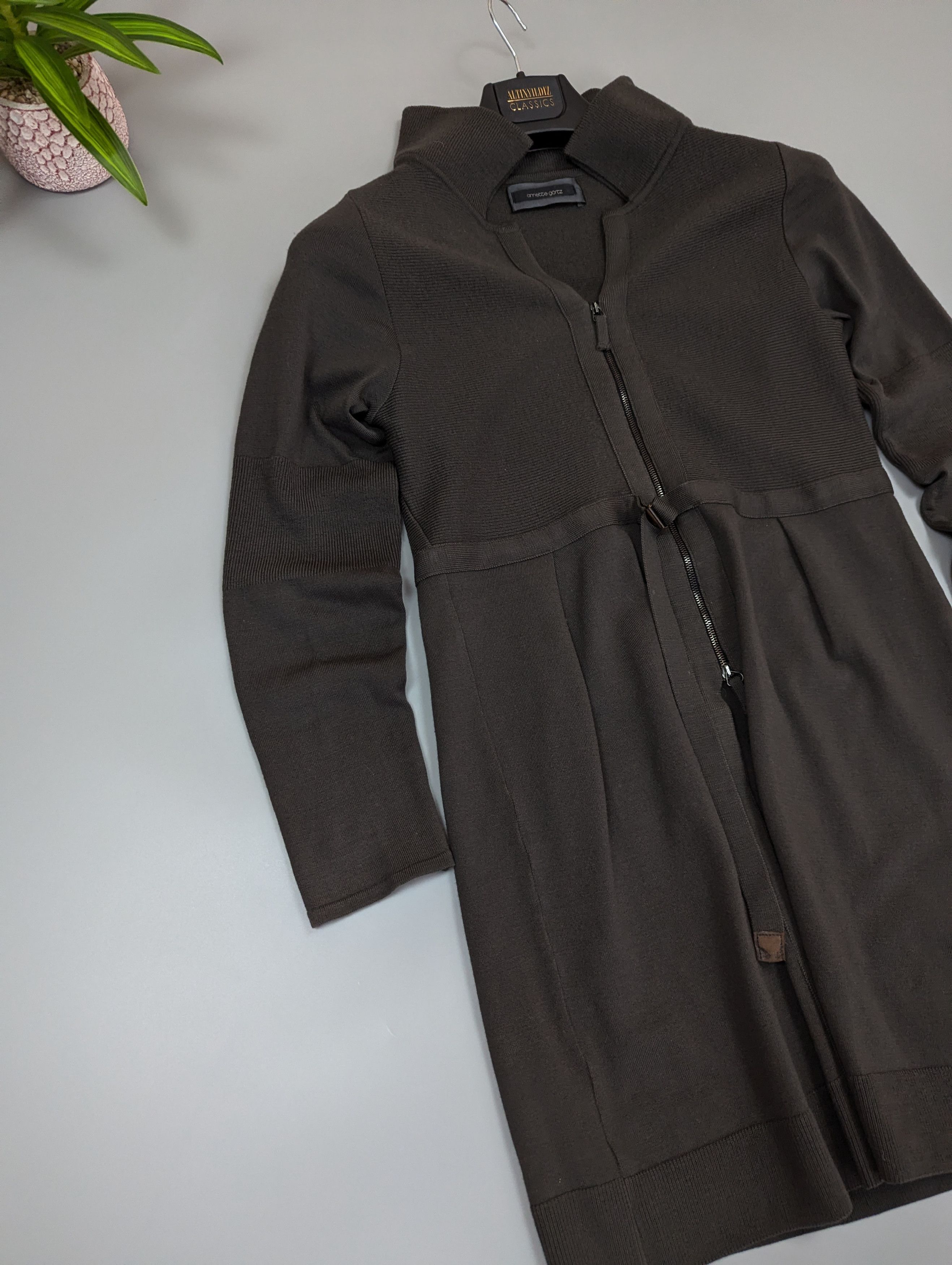 Annette Gortz Annette Gortz Avant Garde Knit Long Cardigan Coat Jacket Size S / US 4 / IT 40 - 5 Thumbnail