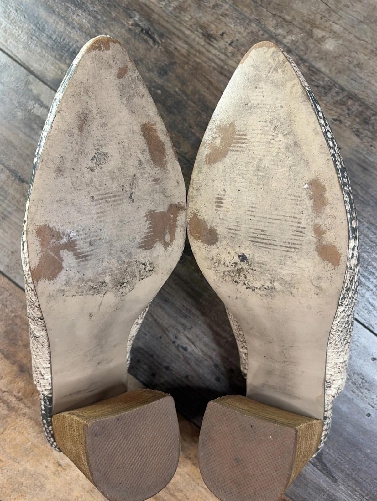 Steve Madden Steve Madden Snake Print Womens Size 8.5 Pointed Toe Slip On Size US 8.5 / IT 38.5 - 5 Thumbnail