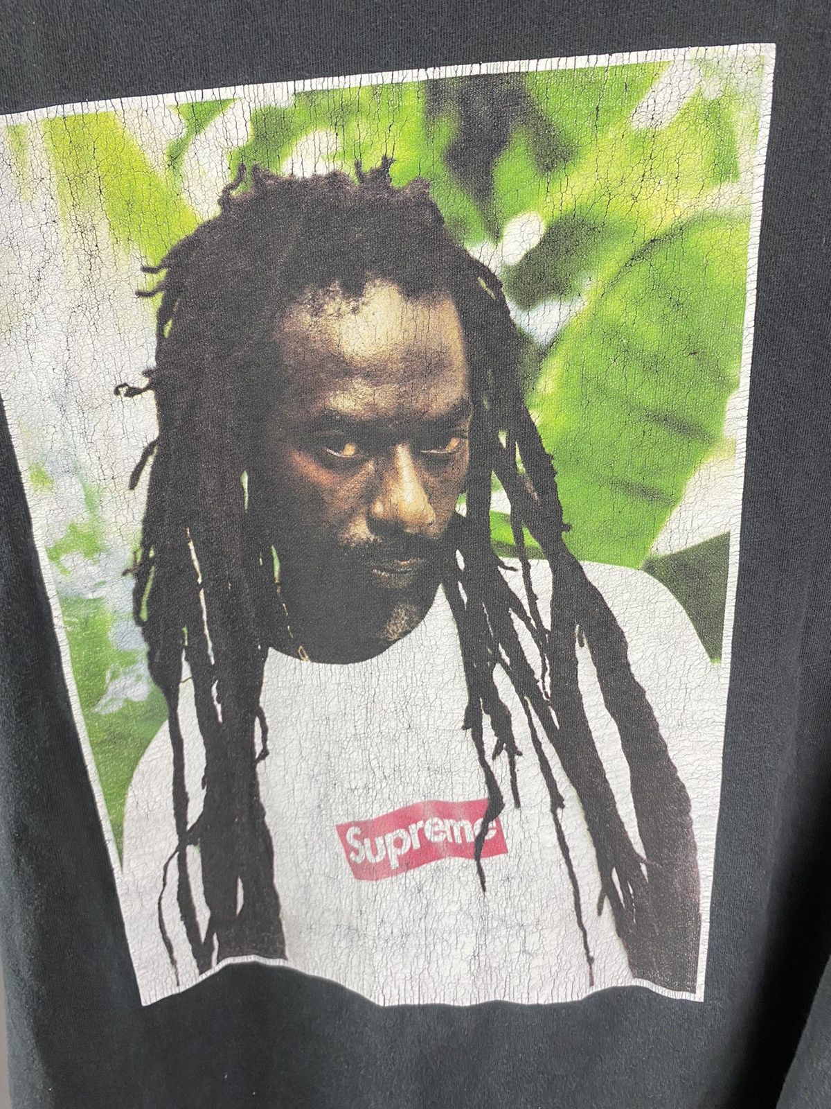 Supreme Supreme Buju Banton Photo Tee FW19 Black – Rare Size US M / EU 48-50 / 2 - 2 Thumbnail