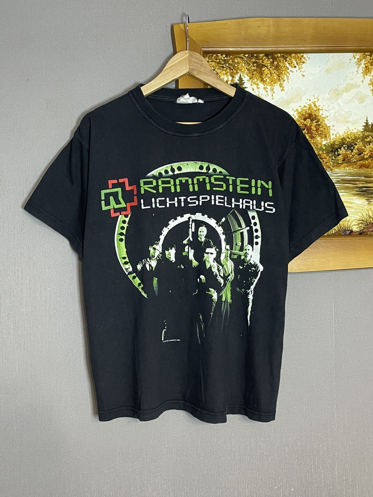 Band Tees × Vintage Rare Vintage 2004 Rammstein Lichtspielhaus Graphic T-shirt Size US L / EU 52-54 / 3 - 1 Thumbnail