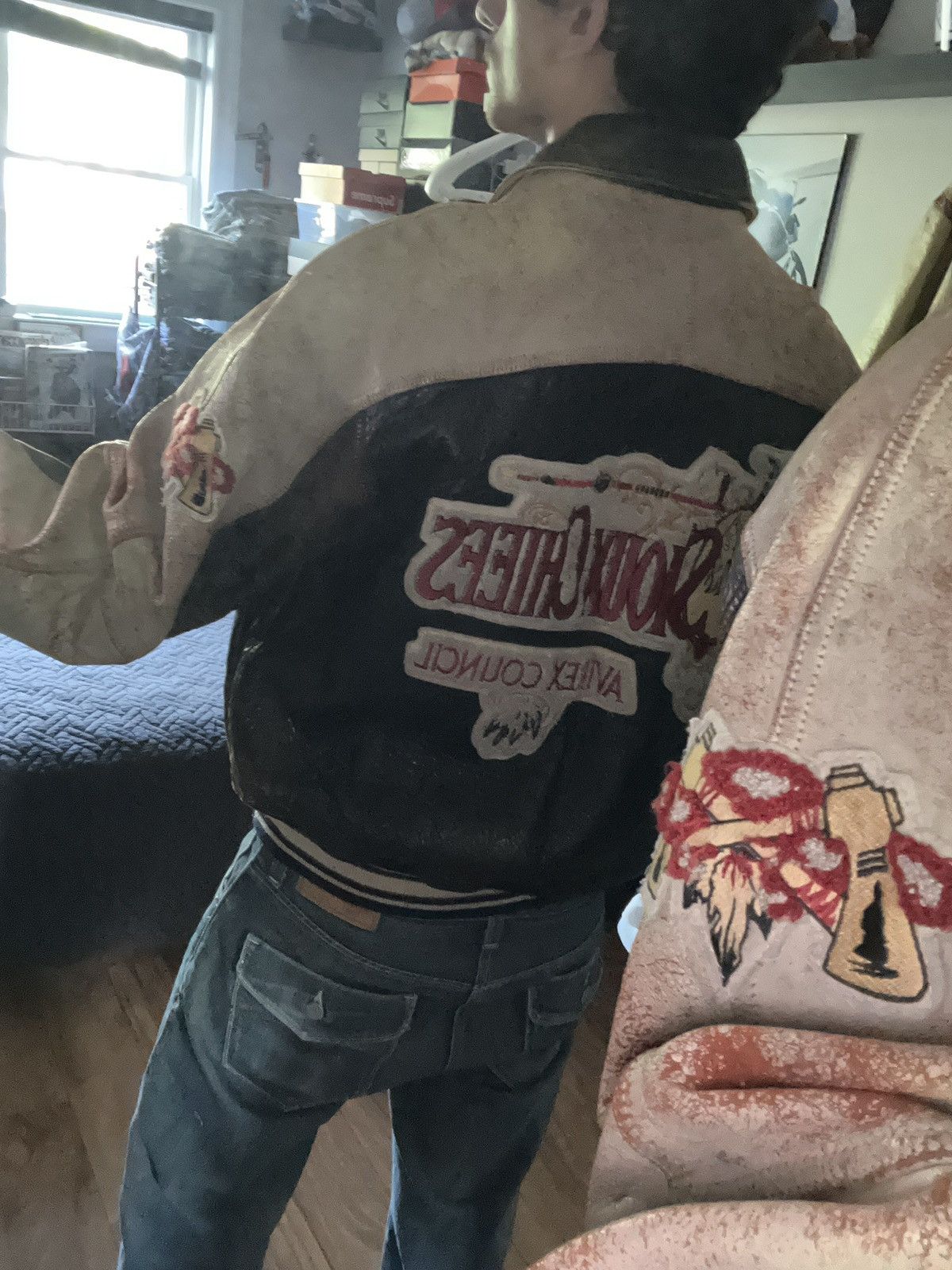 Avirex Avirex sioux chiefs leather jacket Size US M / EU 48-50 / 2 - 6 Thumbnail