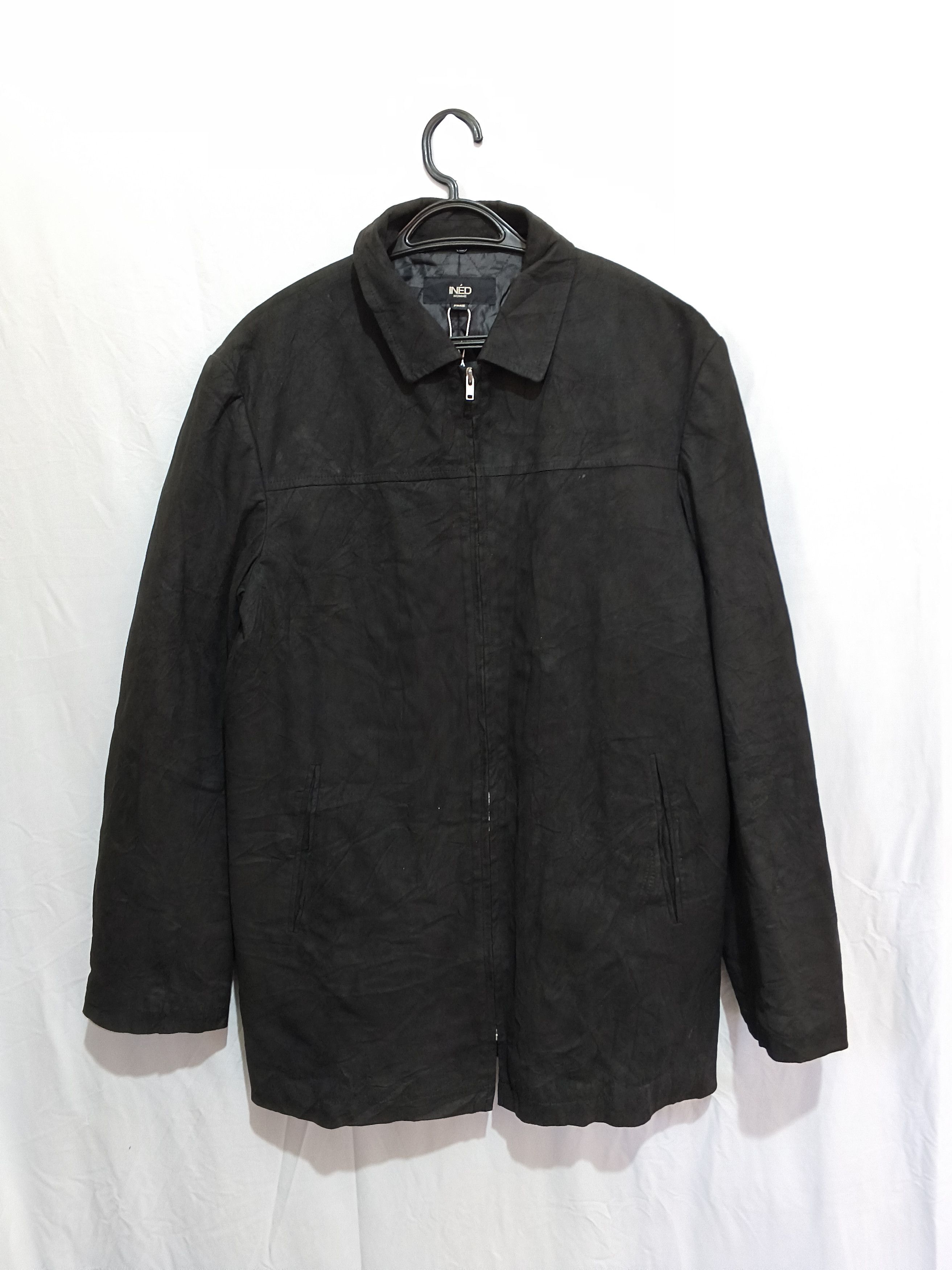 Yohji Yamamoto japanese archive INED Homme Black Zip Jacket Coat Quilted Size US M / EU 48-50 / 2 - 1 Thumbnail