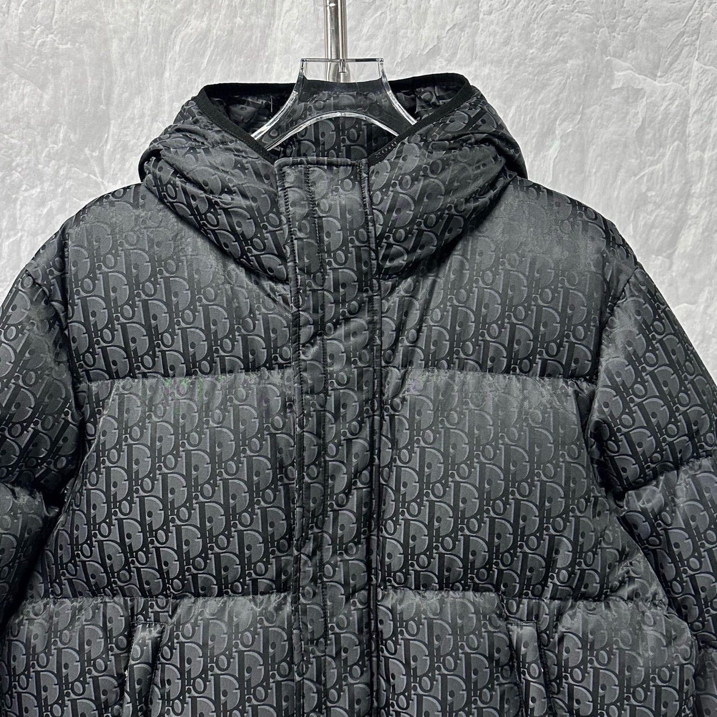 Dior Dior SS26 Oblique Hooded Down Jacket Size US M / EU 48-50 / 2 - 2 Thumbnail