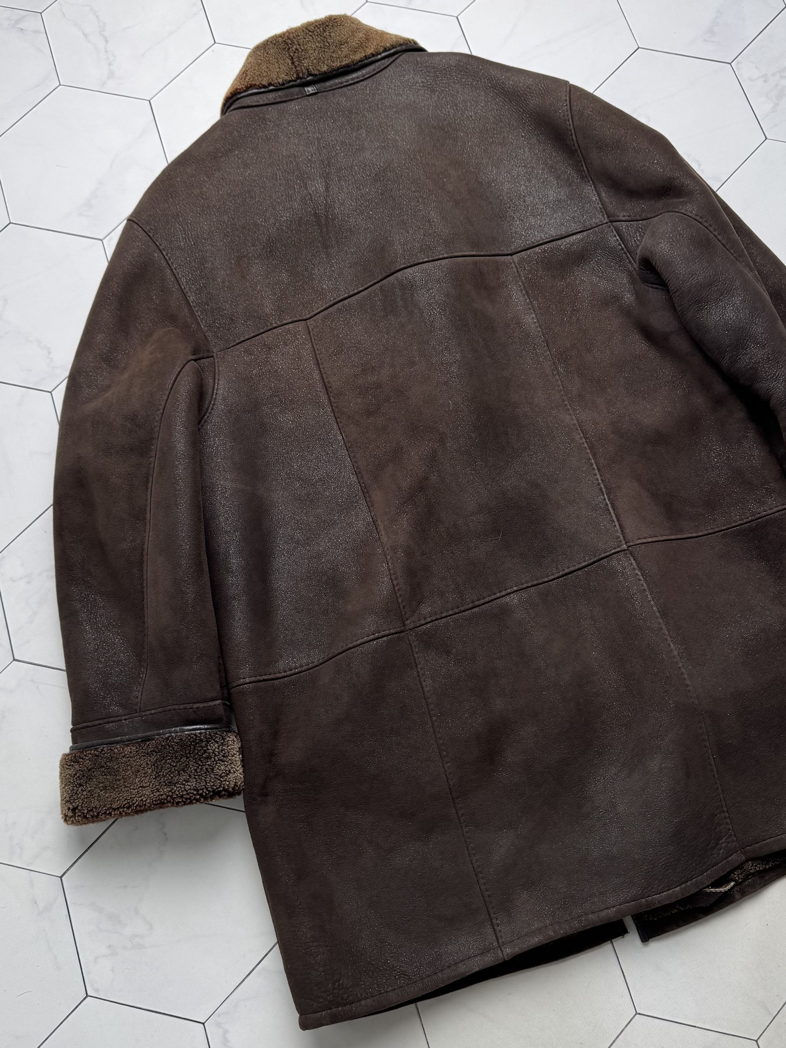 Vintage Vintage Real Sheepskin Coat(B409)E2D15 Size US XXL / EU 58 / 5 - 16 Thumbnail