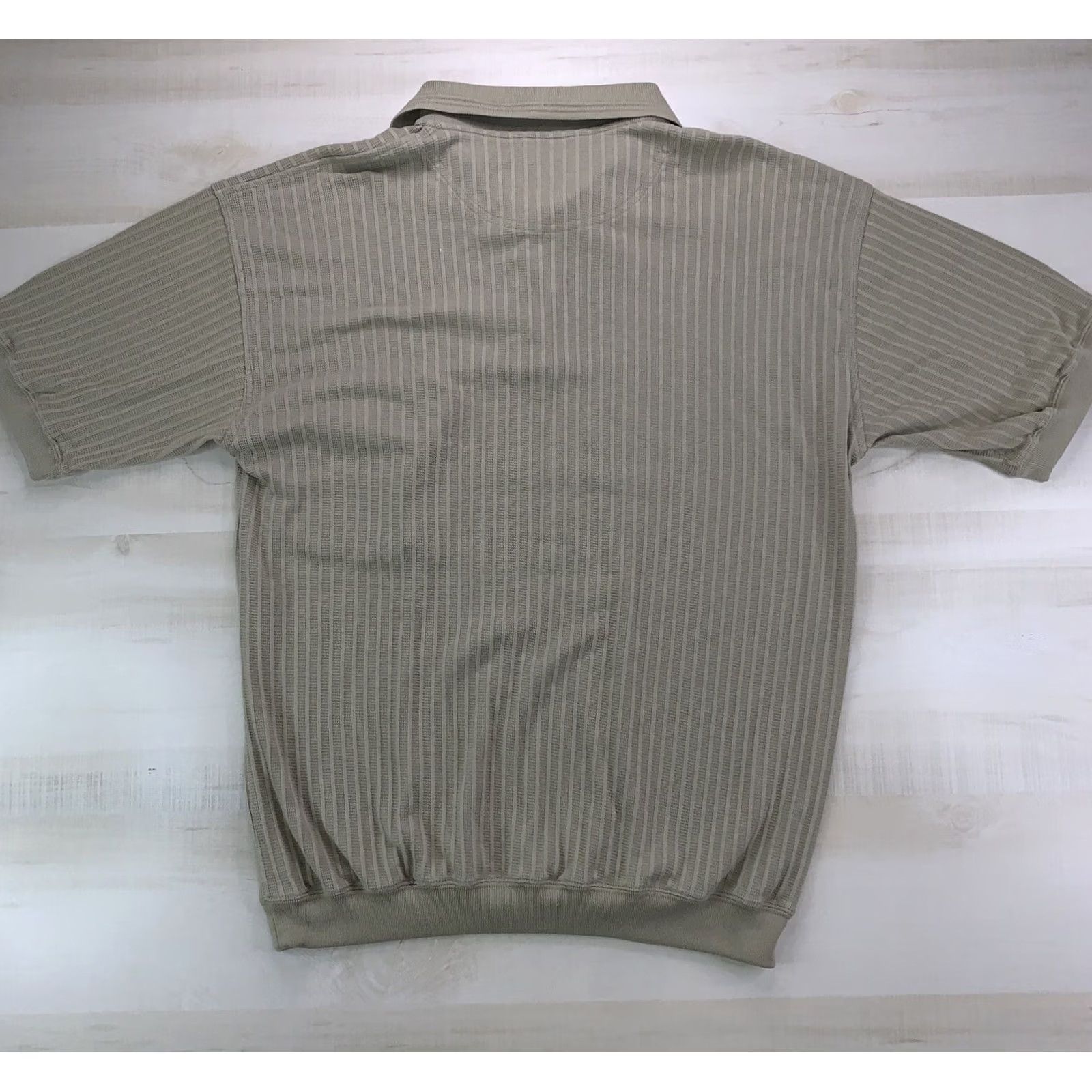 Vintage VINTAGE Wentworth Polo Shirt Mens LT Pocket Front Brown 90s Grunge Retro Cotton Blend | Golf School Walking Slim Fit? Size US L / EU 52-54 / 3 - 7 Thumbnail