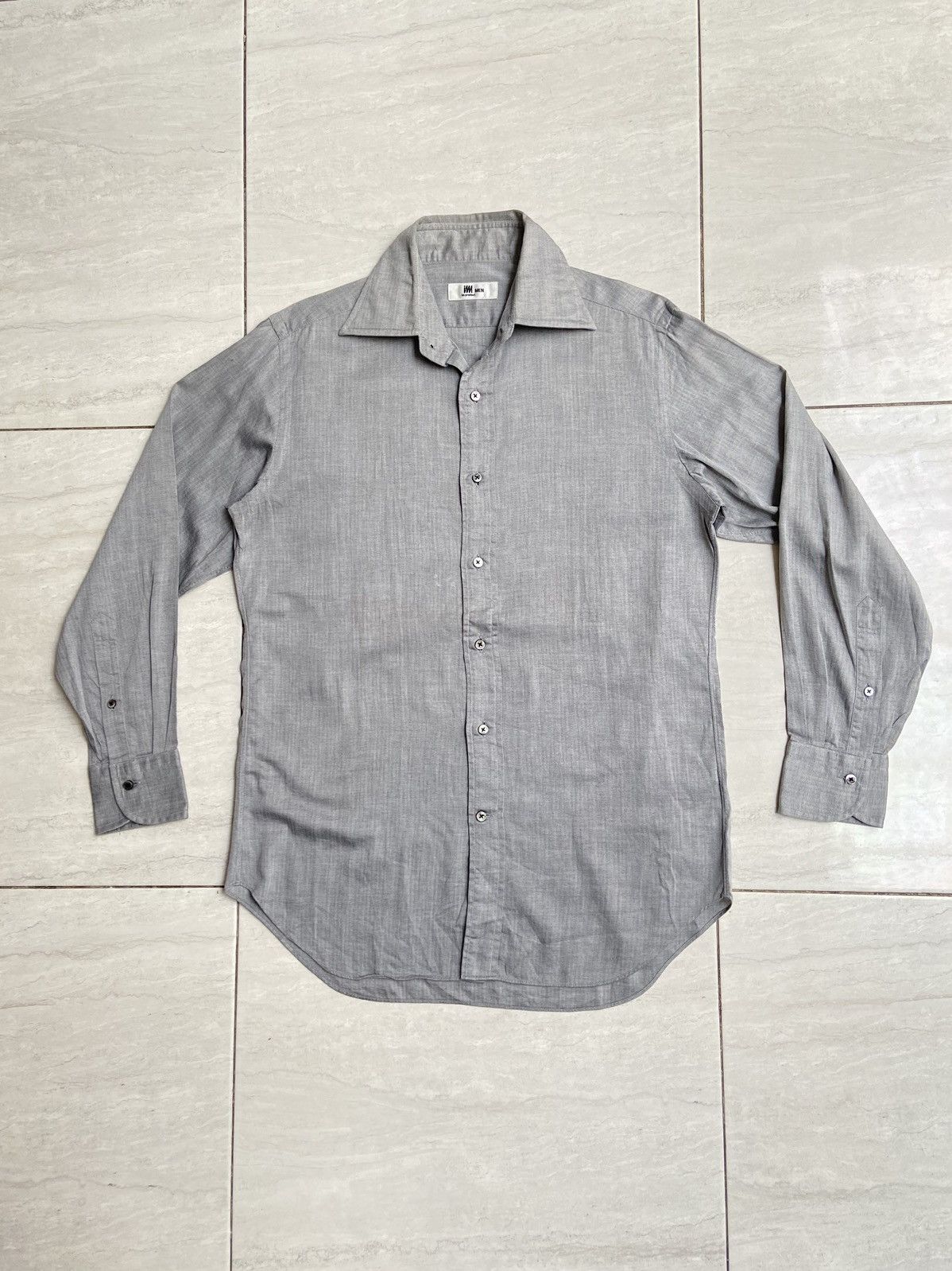 Issey Miyake IM PRODUCT MEN Grey Shirt Size US M / EU 48-50 / 2 - 6 Thumbnail