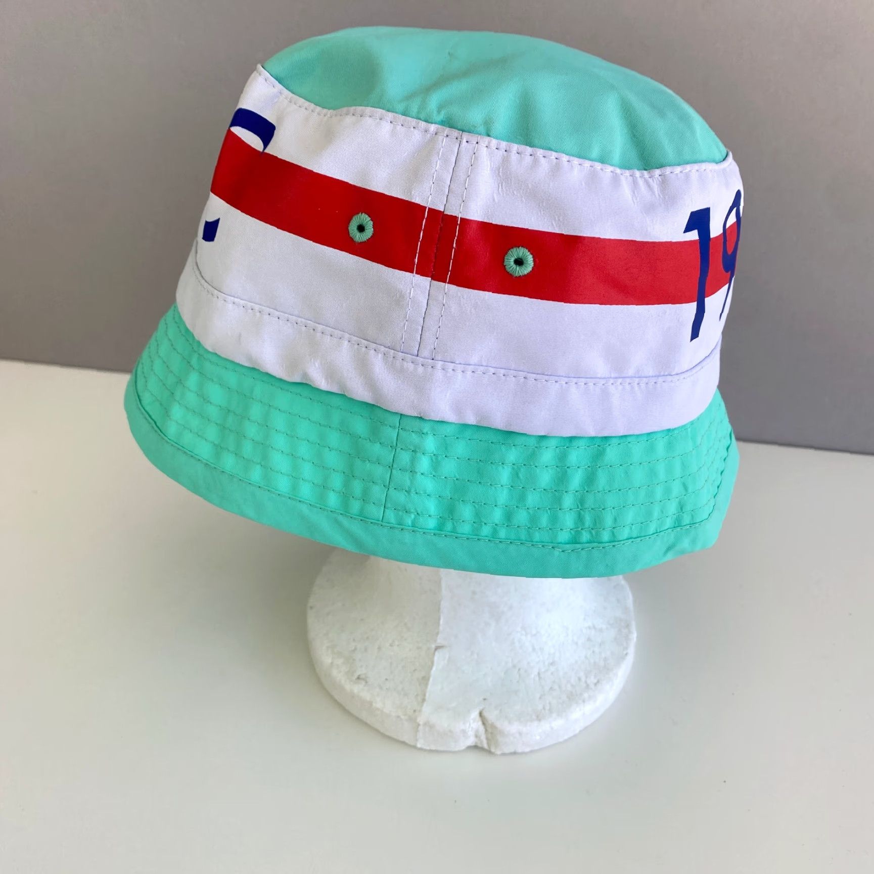 Diamond Supply Co. Diamond Supply Co DLYC Life Yacht Club Bucket Hat Mint Blue Nautical 1998 Multicolor Unisex Adults M Size Size ONE SIZE - 4 Thumbnail