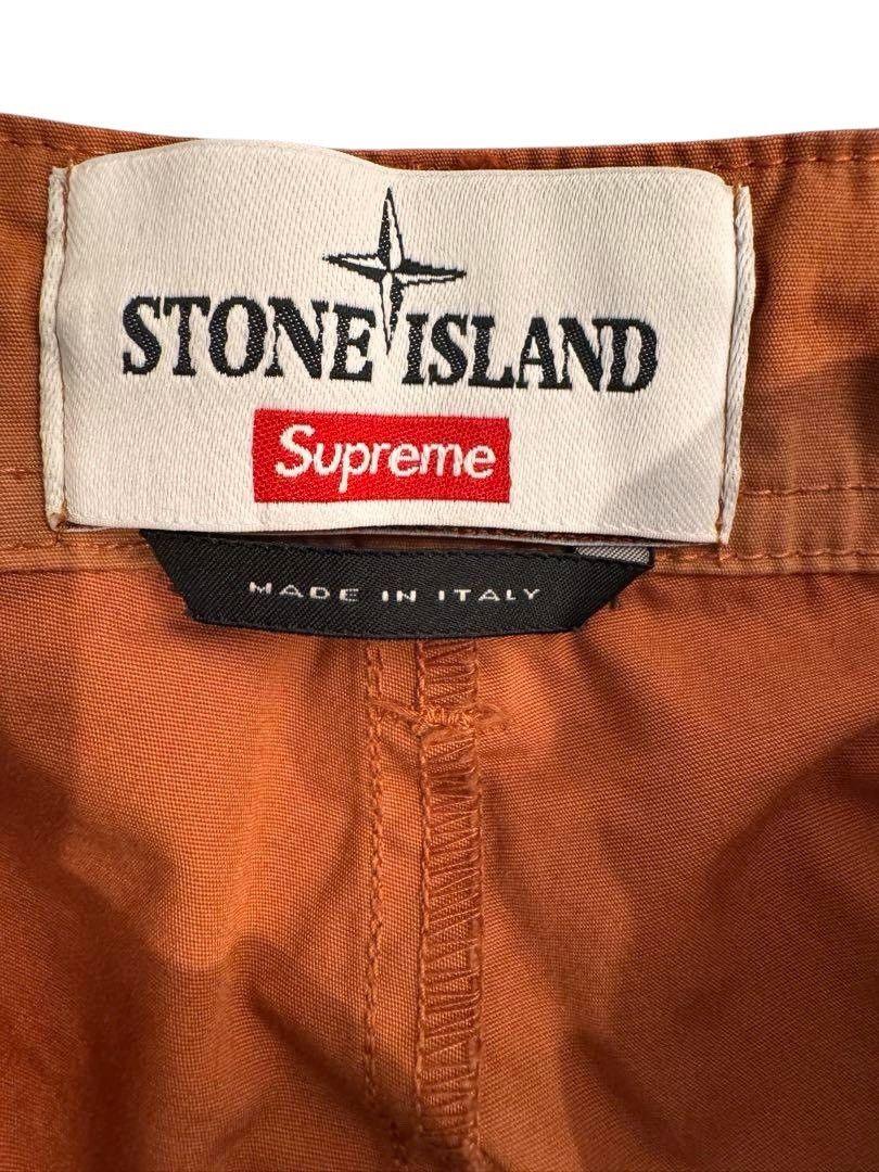 Stone Island × Supreme Supreme X Stone Island Cargo Camo Pant Coral Size US 34 / EU 50 - 9 Thumbnail