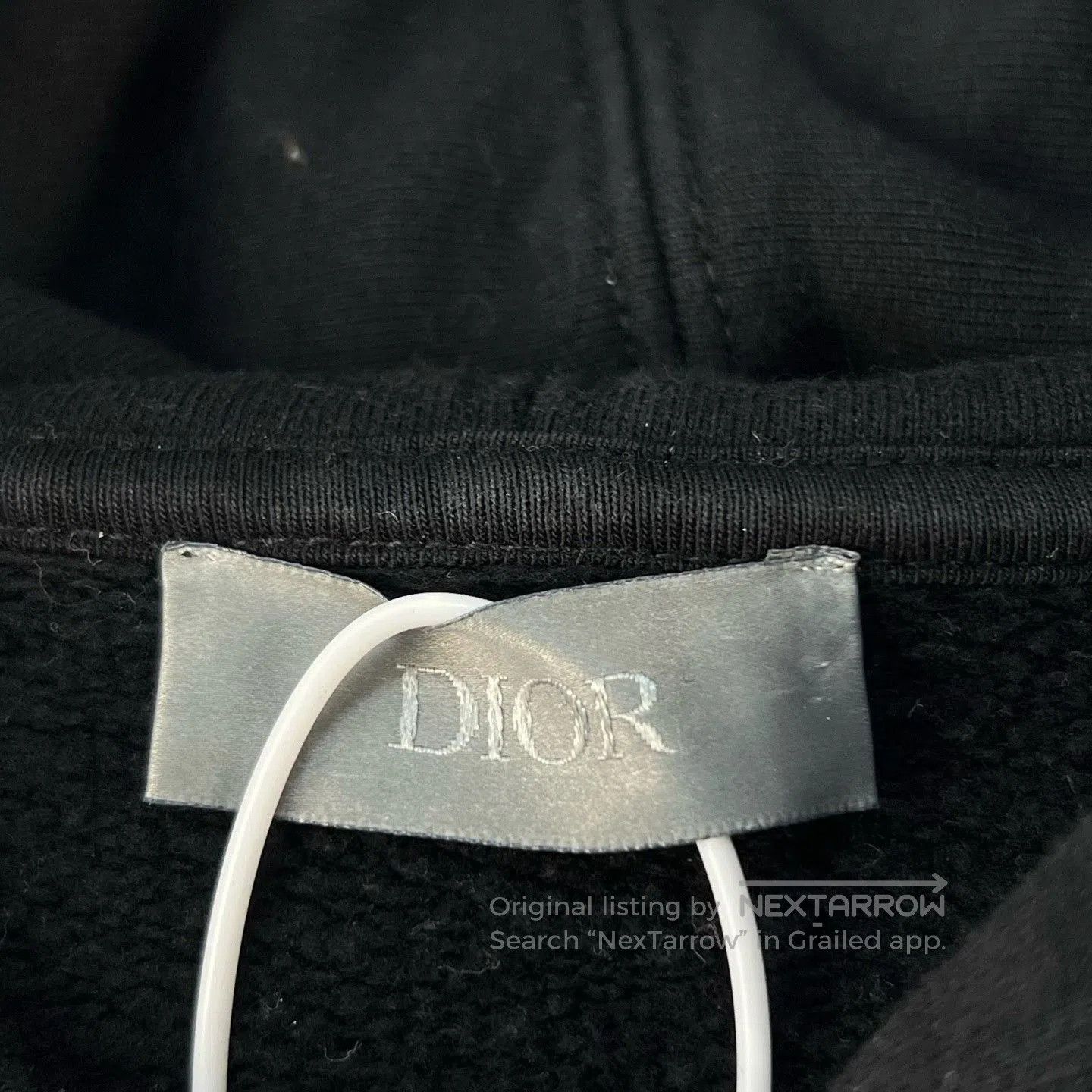 Dior DIOR CD Logo Jersey Hooded Sweatshirt. Size US XXL / EU 58 / 5 - 4 Thumbnail