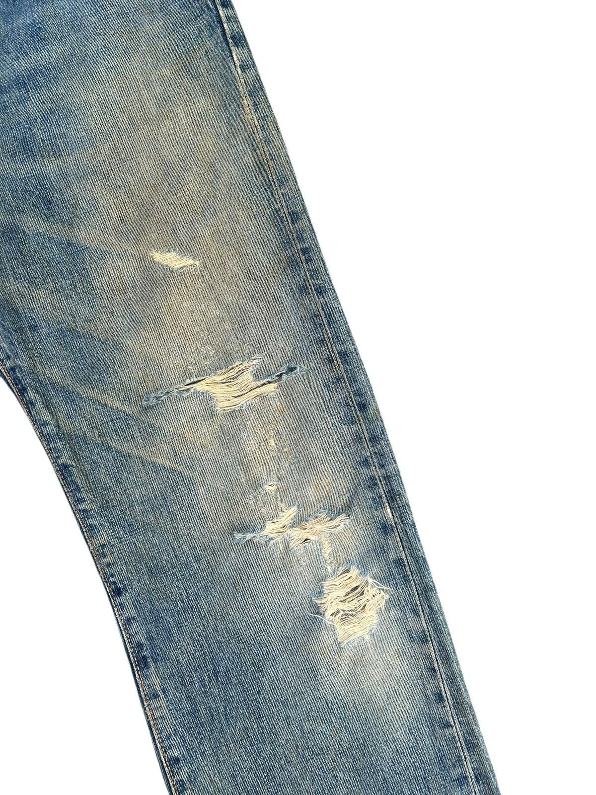 Kapital Thrashed Vintage Edwin 505XX Selvedge Distressed Denim Jeans Size US 29 - 6 Thumbnail