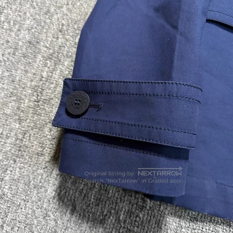 Dior Dior Dark blue double-breasted windbreaker, jacket coat Size US M / EU 48-50 / 2 - 3 Thumbnail