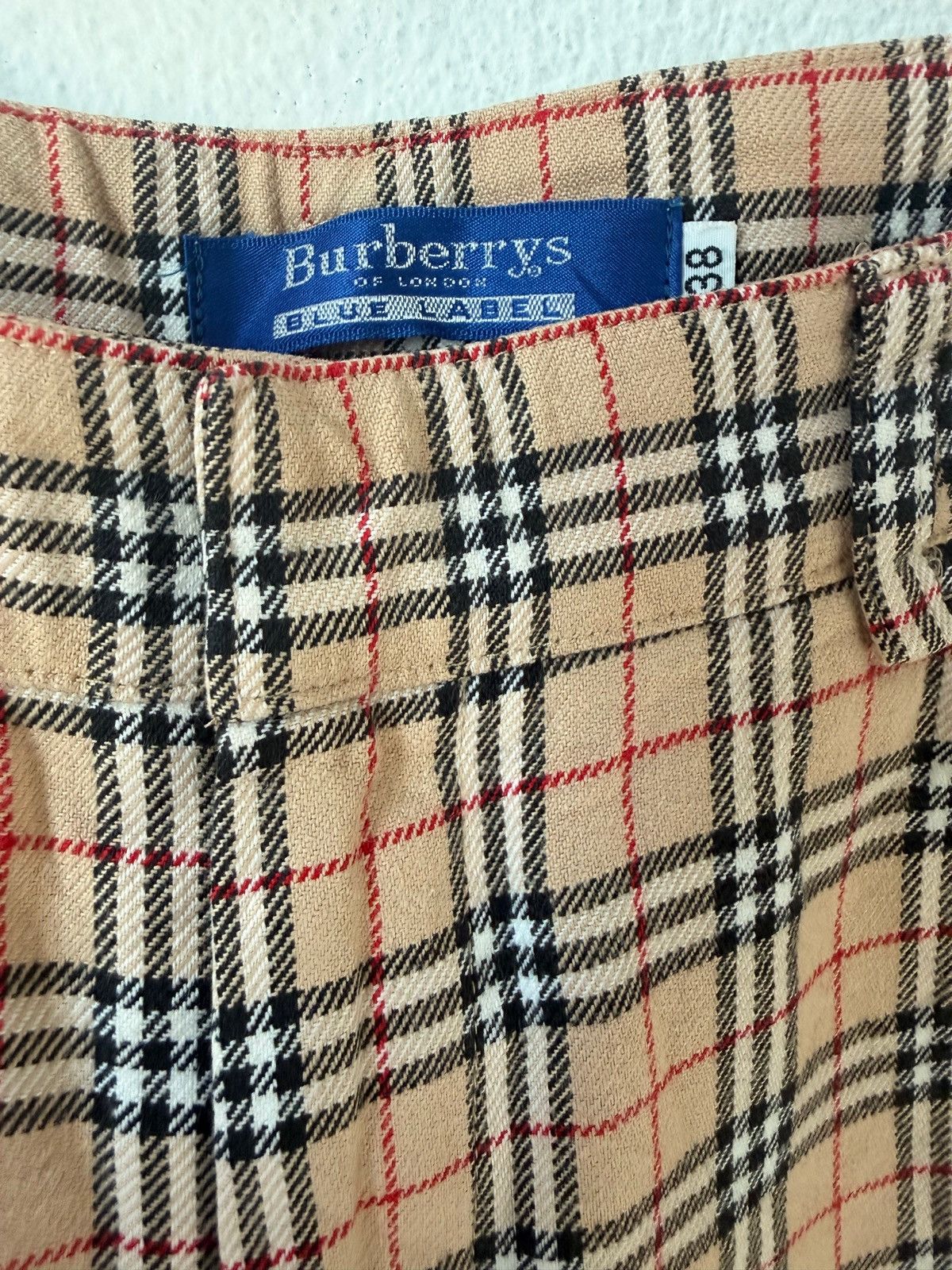Burberry Vintage Burberrys Blue Label Checkered Theme Size US 28 / EU 44 - 5 Thumbnail