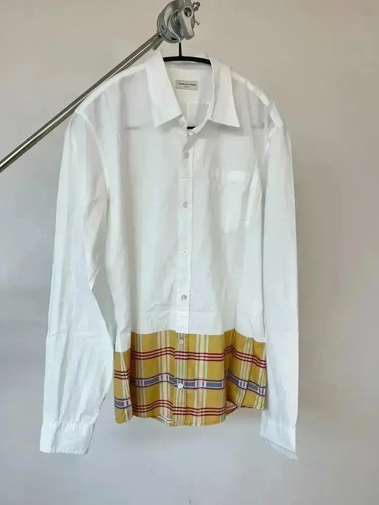 Dries Van Noten Dries Van Noten Plaid patch shirt Size US M / EU 48-50 / 2 - 1 Thumbnail