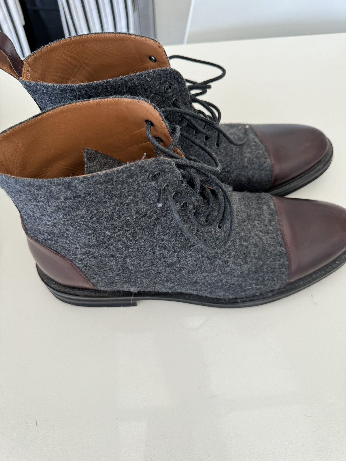 TAFT Taft The Jack in Grey/Oxblood 11 Size US 11 / EU 44 - 6 Thumbnail