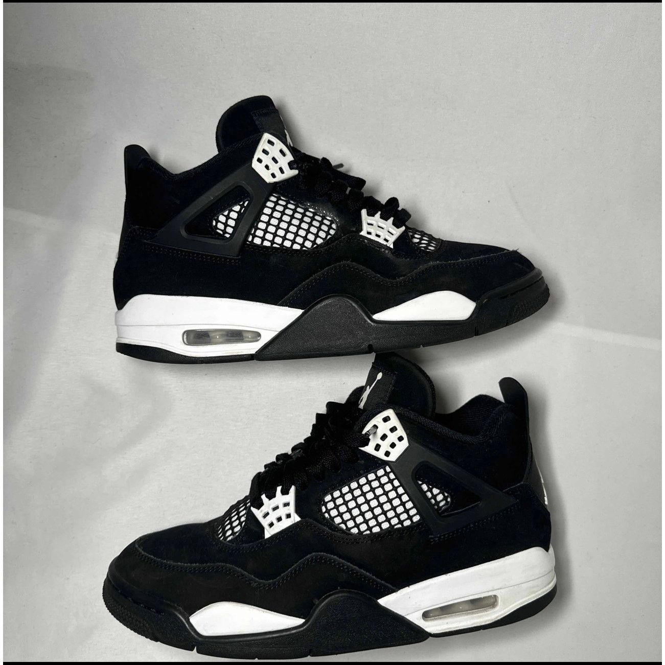 Jordan Brand × Nike Size 8 - Nike Air Jordan 4 Retro White Thunder Men's Shoes Size US 8 / EU 41 - 2 Thumbnail