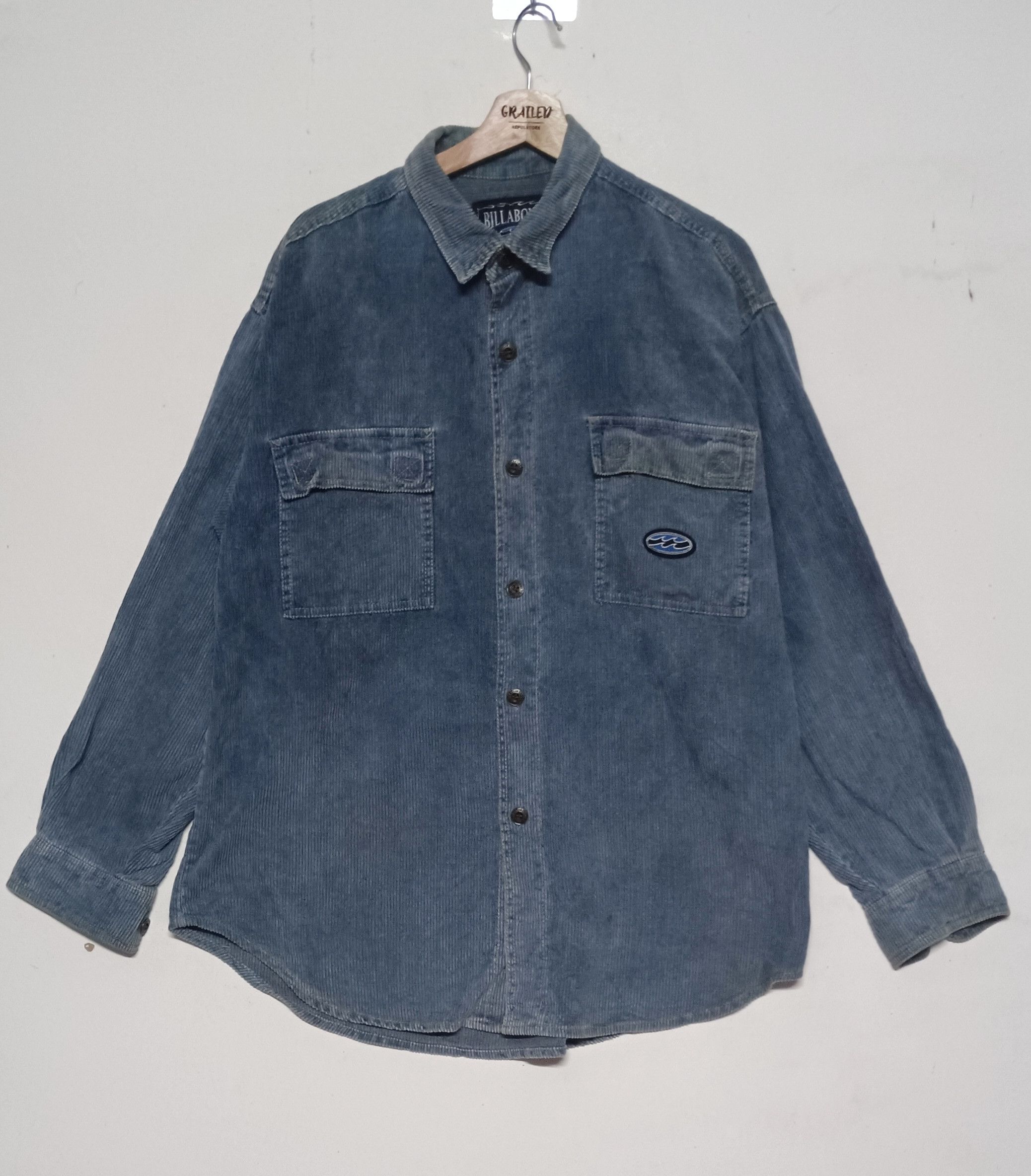 Billabong Vintage 90s Billabong Corduroy Jacket Size US M / EU 48-50 / 2 - 1 Thumbnail