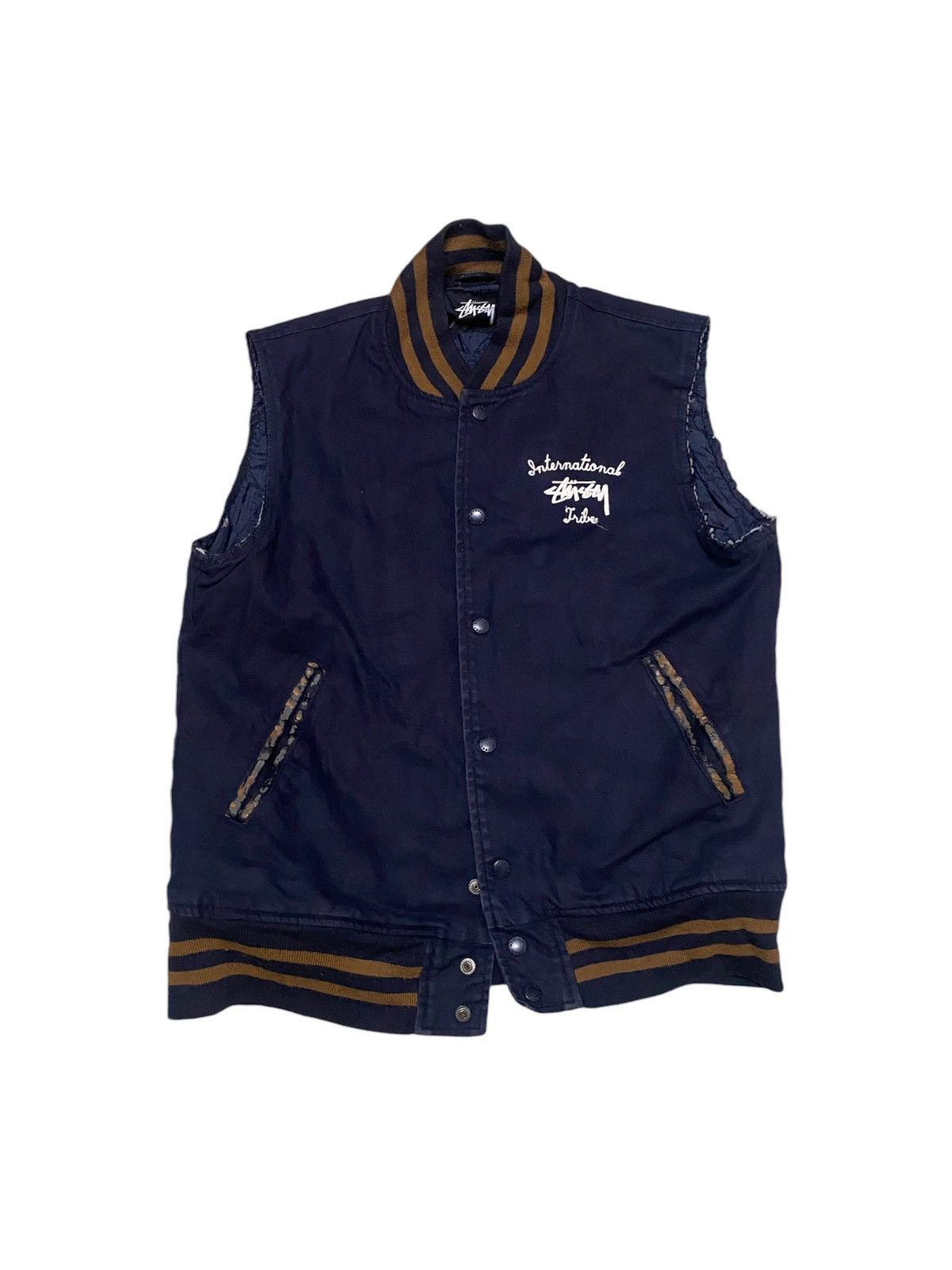 トップス stussy logo-embroidered vest トップス stussy logo-embroidered vest Stussy Logo