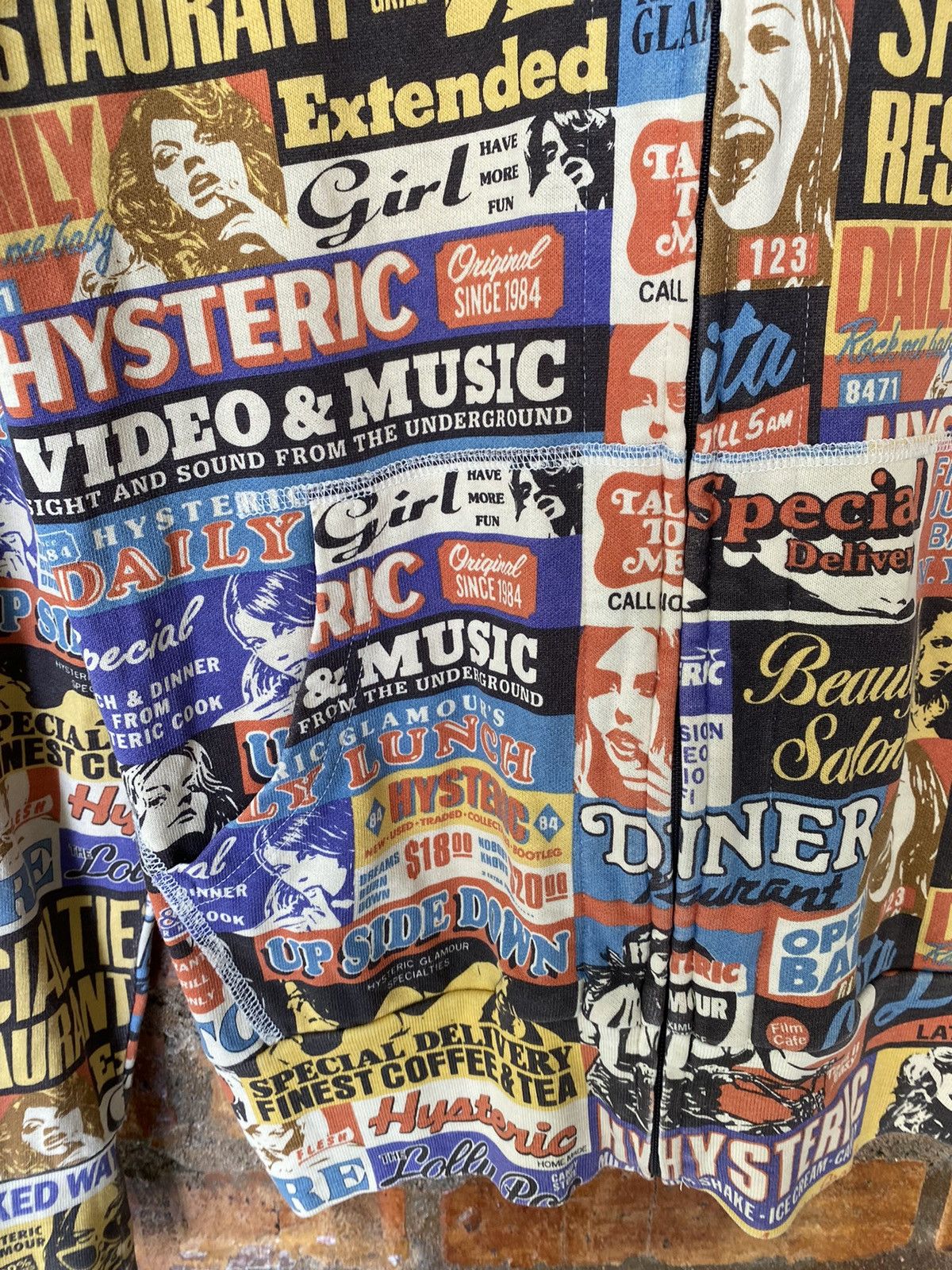 Hysteric Glamour Iconic Hysteric all logo hoodie Size M / US 6-8 / IT 42-44 - 7 Thumbnail