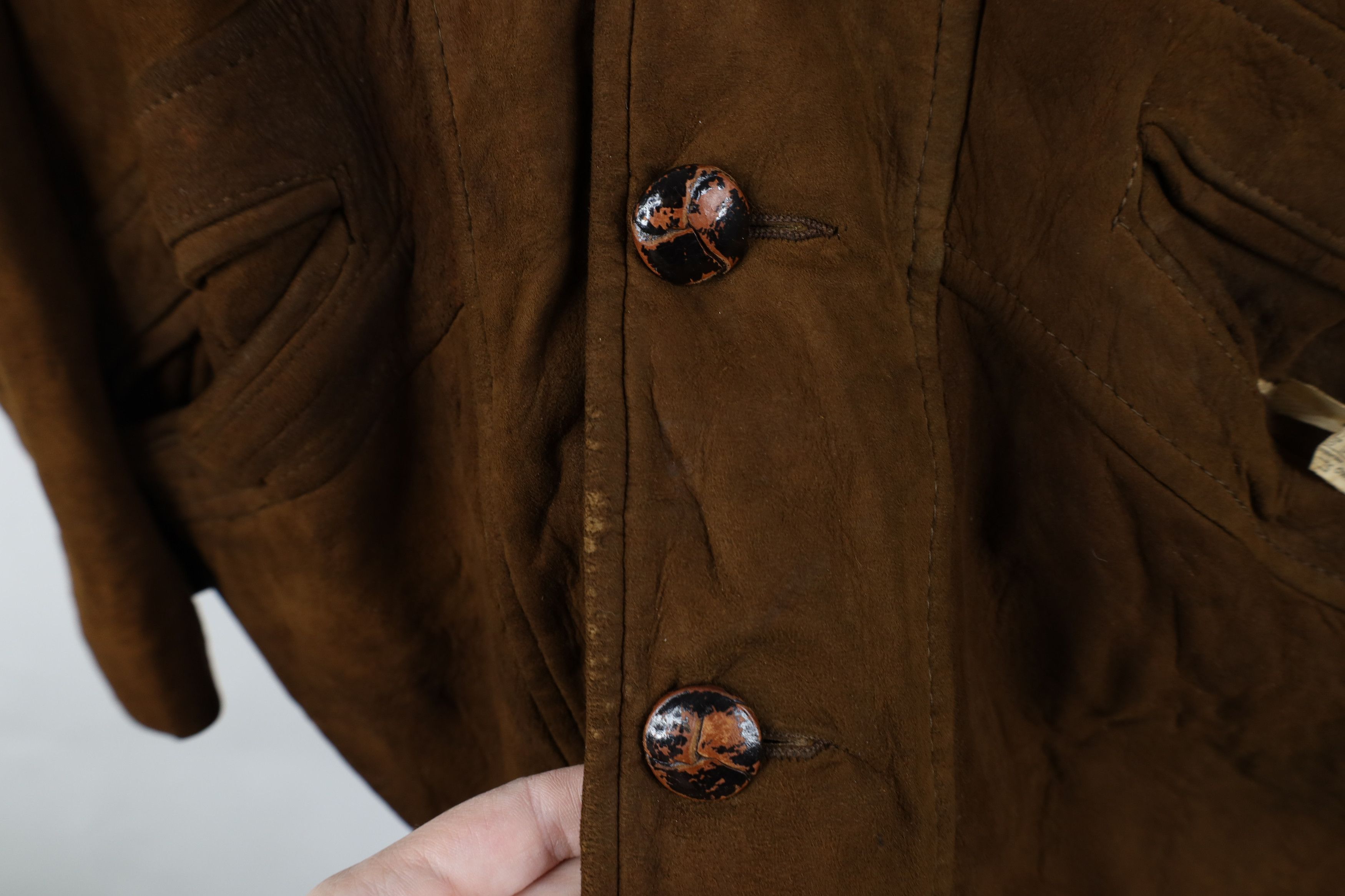Vintage Vintage 60s Streetwear Suede Leather Rancher Jacket USA Size US XL / EU 56 / 4 - 8 Thumbnail