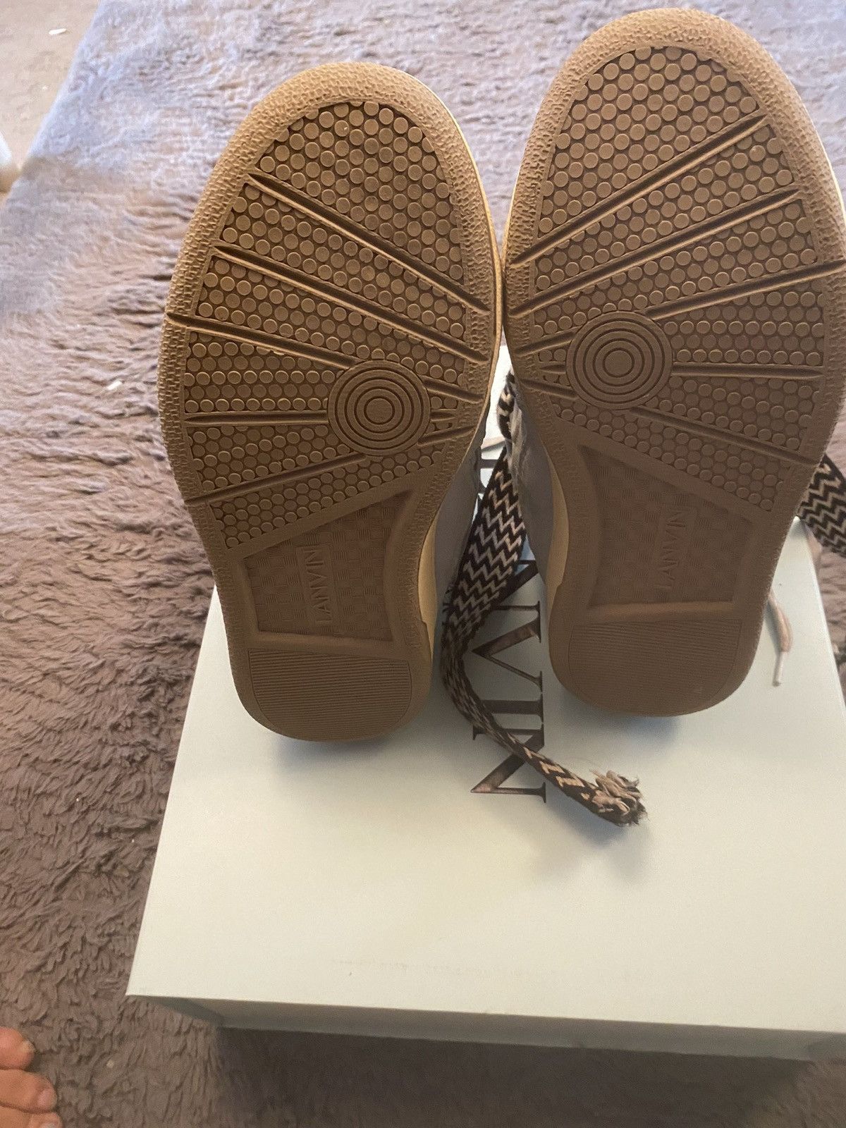 Lanvin Curb lace-up sneakers Size US 8 / IT 38 - 2 Thumbnail