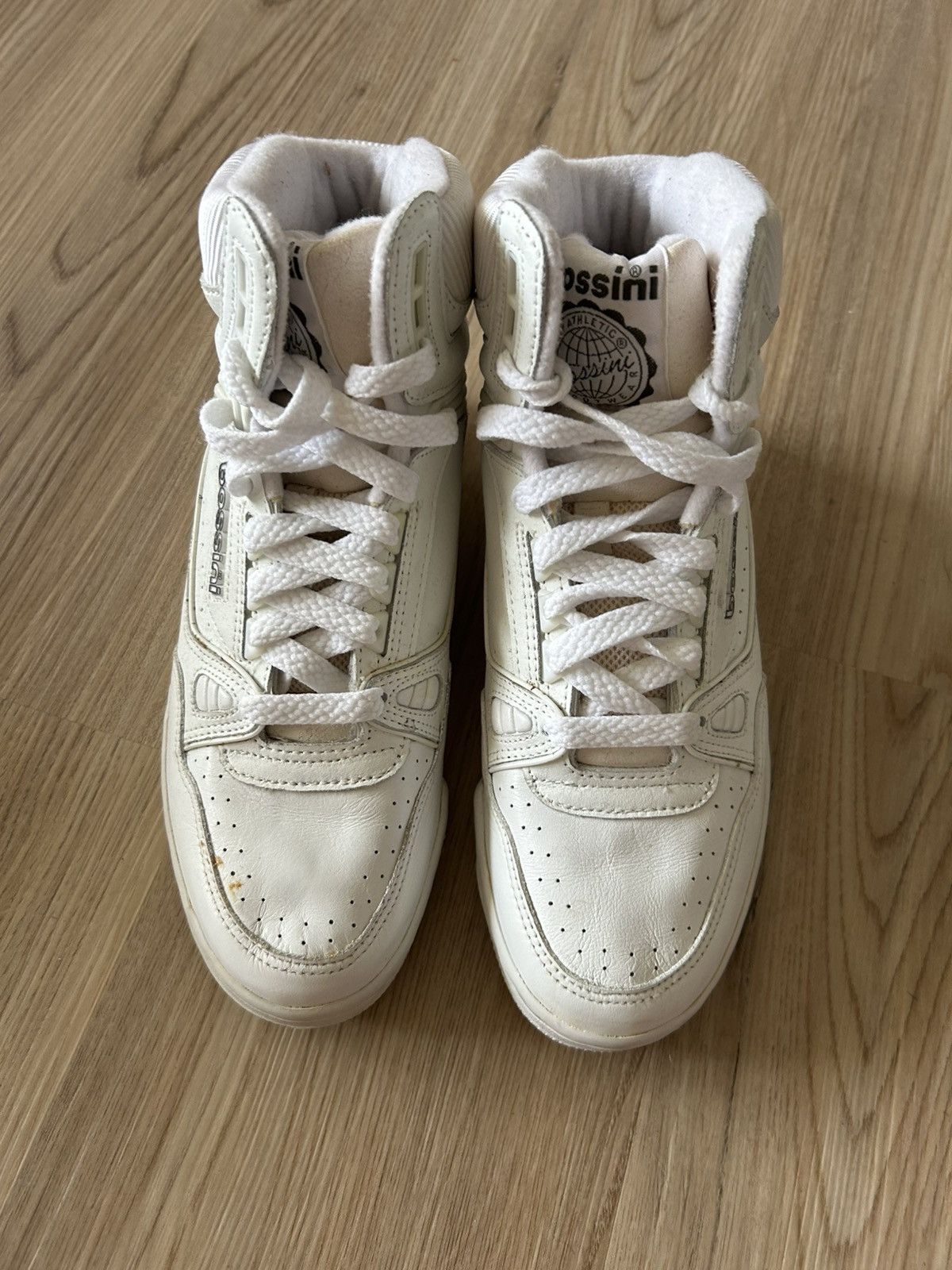 Other 1980s Bossini Basketball Shoes WEARABLE Size US 7.5 / EU 40-41 - 3 Thumbnail