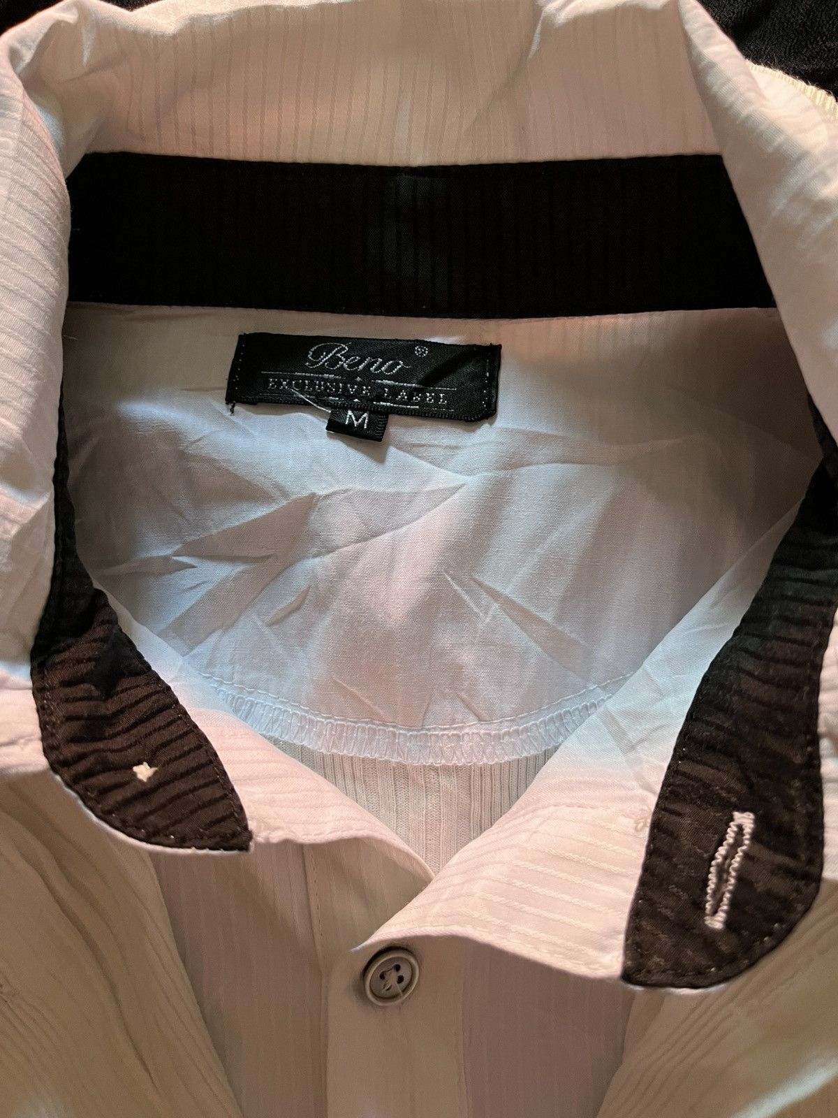 Le Grande Bleu (L.G.B.) 2000s beno double layers button shirts Size US M / EU 48-50 / 2 - 4 Thumbnail