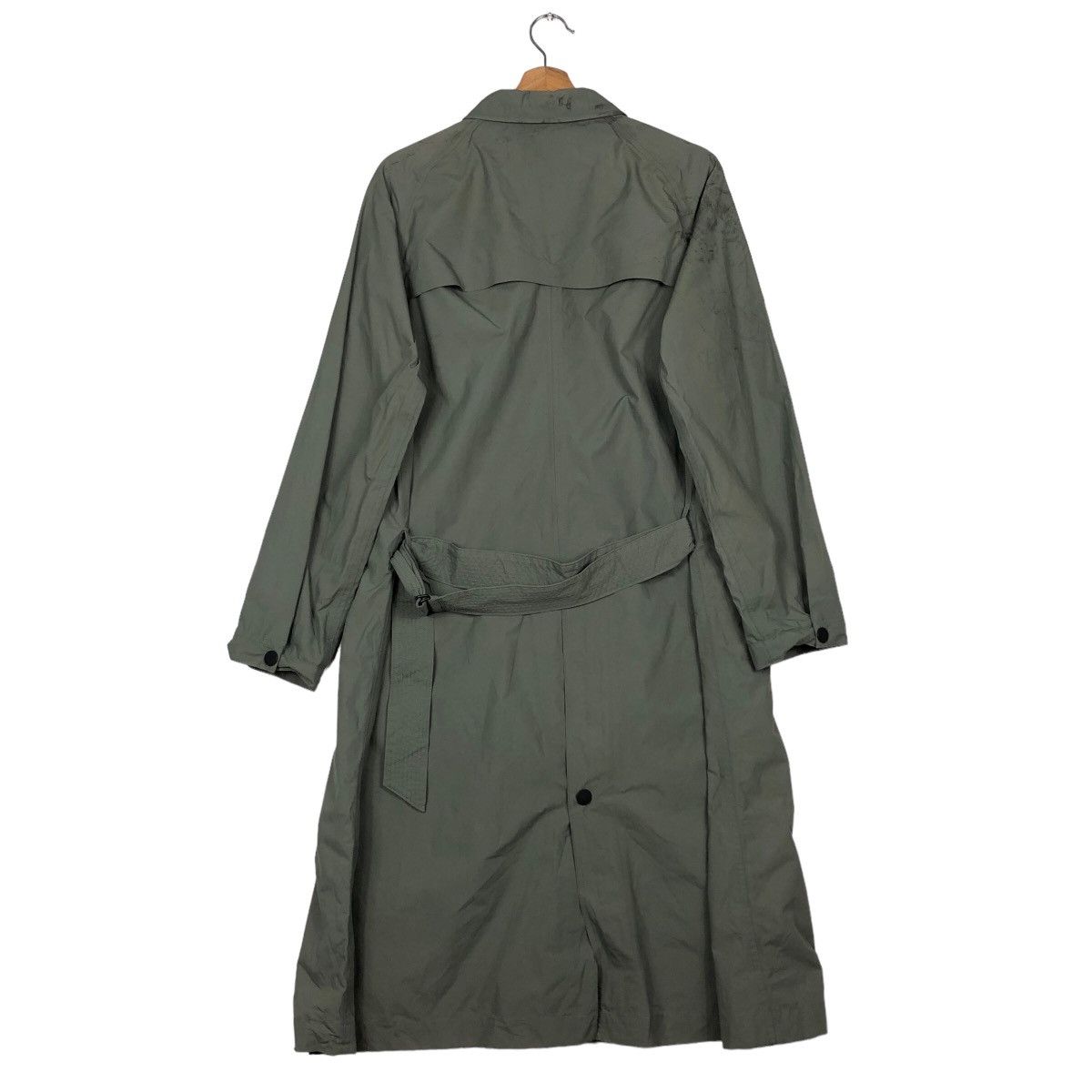 Japanese Brand 🔥Green Military Long Fly Coats Jacket Lemaire Uniqlo Japan Size US M / EU 48-50 / 2 - 8 Thumbnail
