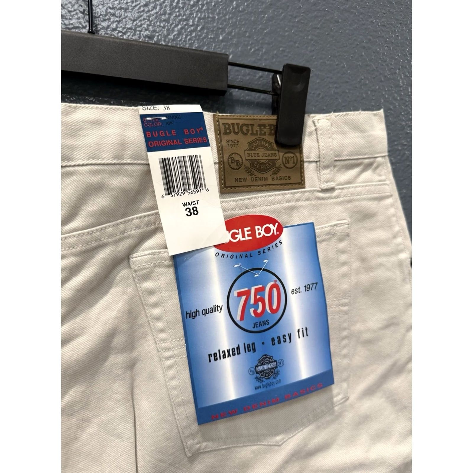 Bugle Boy VINTAGE Bugle Boy Shorts White Cotton Baggy 38 Mens 90s Size US 38 / EU 54 - 3 Thumbnail