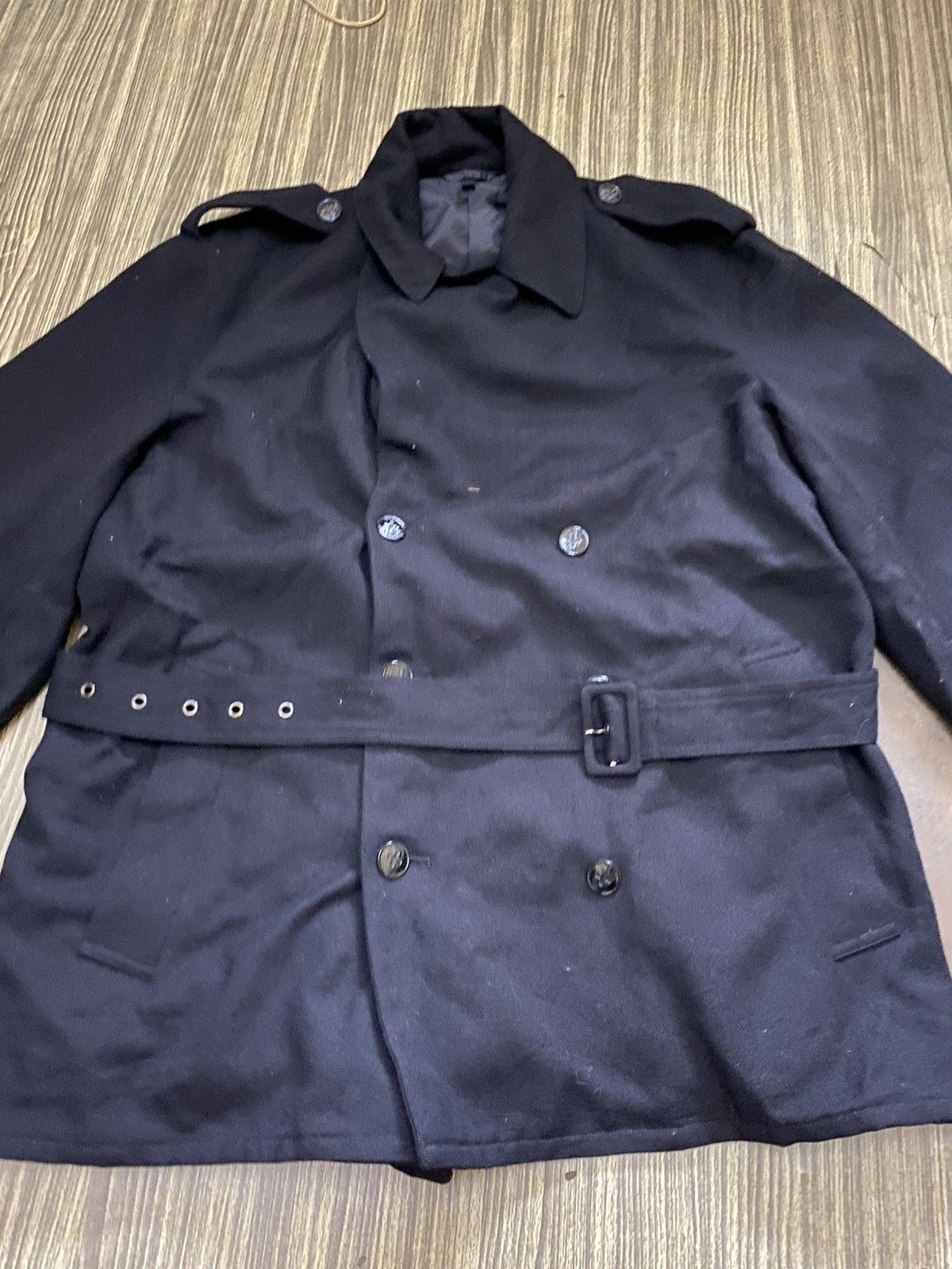 JPG JUNIOR GAULTIER BELT AID BUTTON COAT