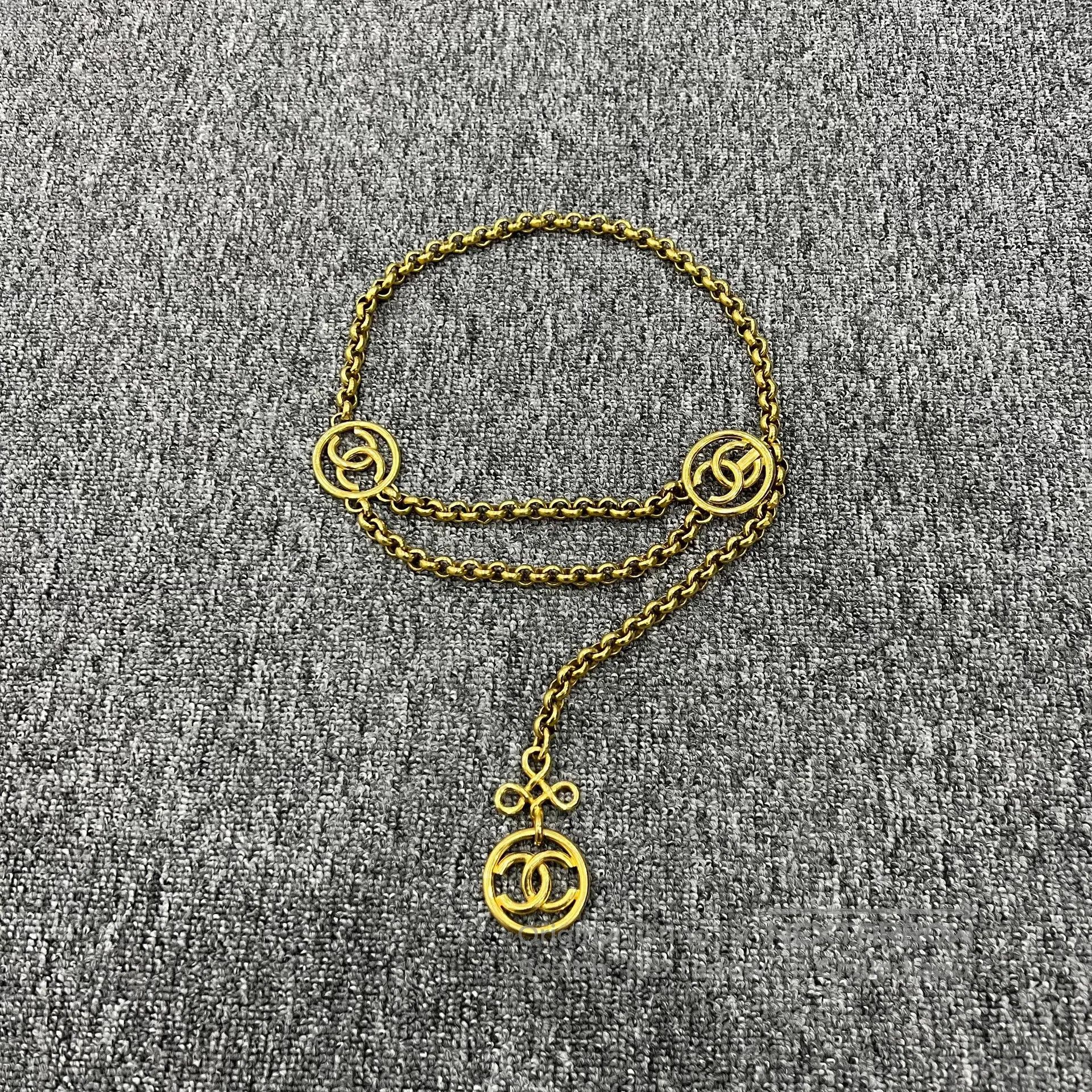 Chanel Chanel Circular Double-C Layered China-Joint Belt Chain Ne Size ONE SIZE - 1 Thumbnail