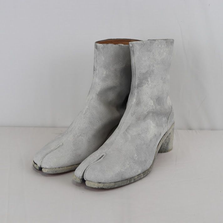 Maison Margiela o1rshd1 Flat Tabi Boots in Dirty Grey Size US 12 / EU 45 - 2 Thumbnail