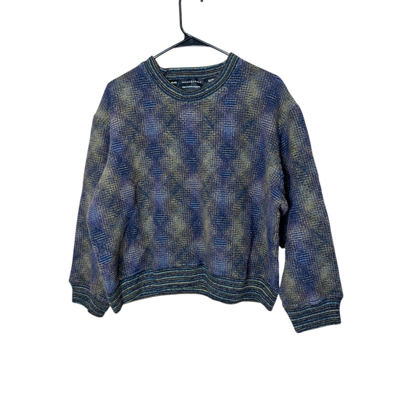 Jhane Barnes Vintage Jhane Barnes Wool Blend Geometric Sweater Women’s Si Size XXL / US 16-18 / IT 52-54 - 1 Thumbnail