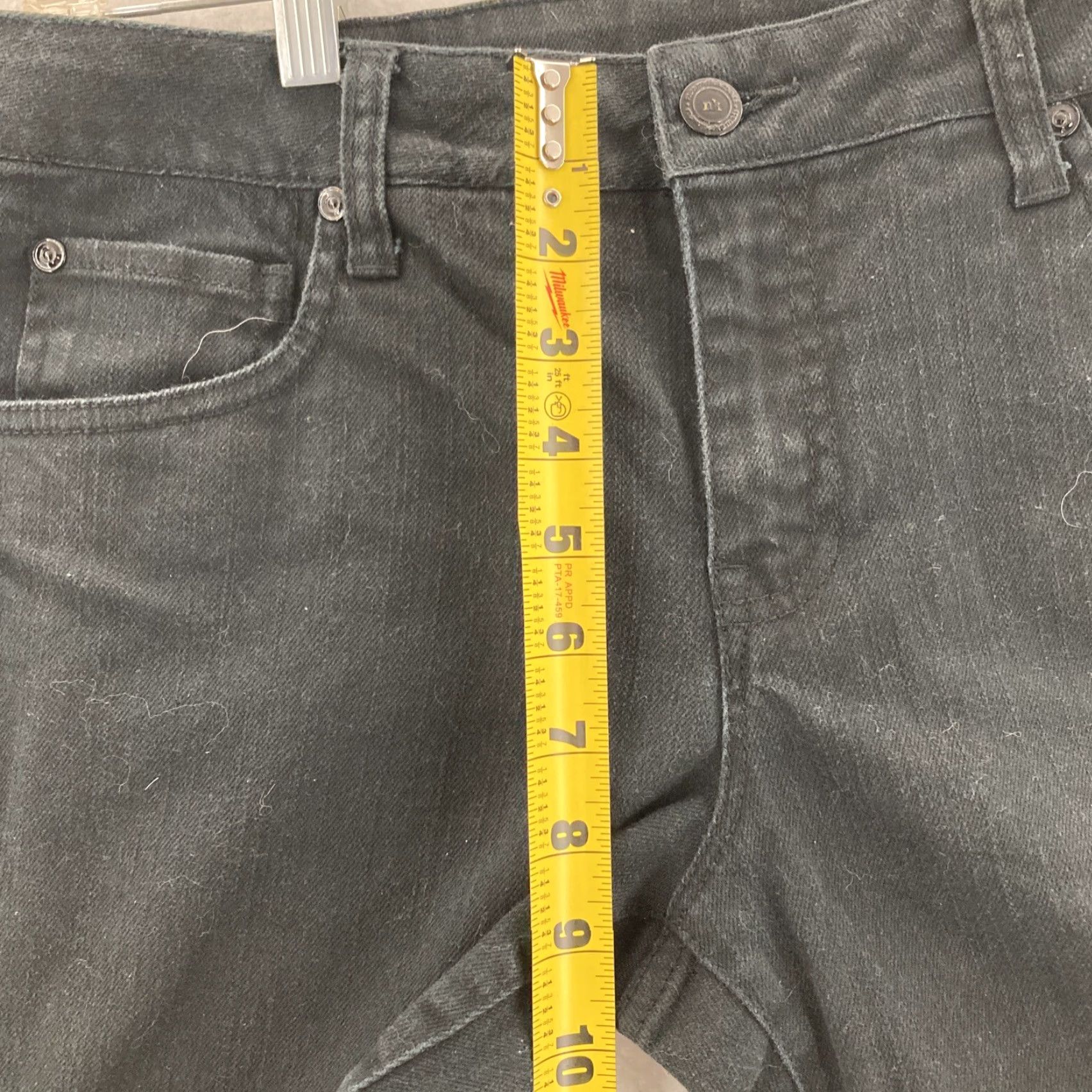 Norma Kamali Norma Kamali Bermuda Shorts Womens 4 Black Denim Stretch Size 27" / US 4 / IT 40 - 5 Thumbnail