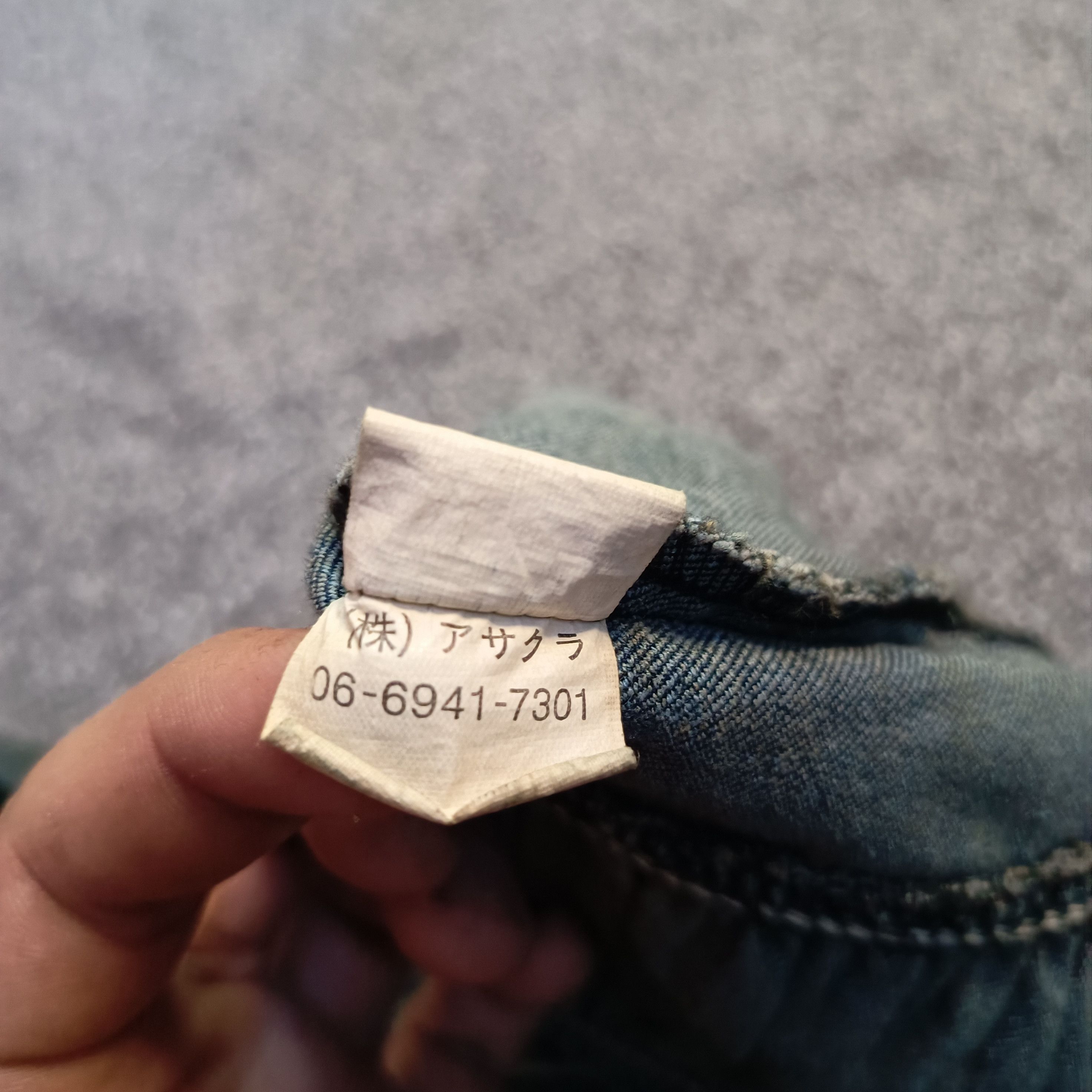 Japanese Brand 🔥🇯🇵 Y2k Tuff Babe Denim Low Rise Jeans Vlone Style Size 28" / US 6 / IT 42 - 9 Thumbnail