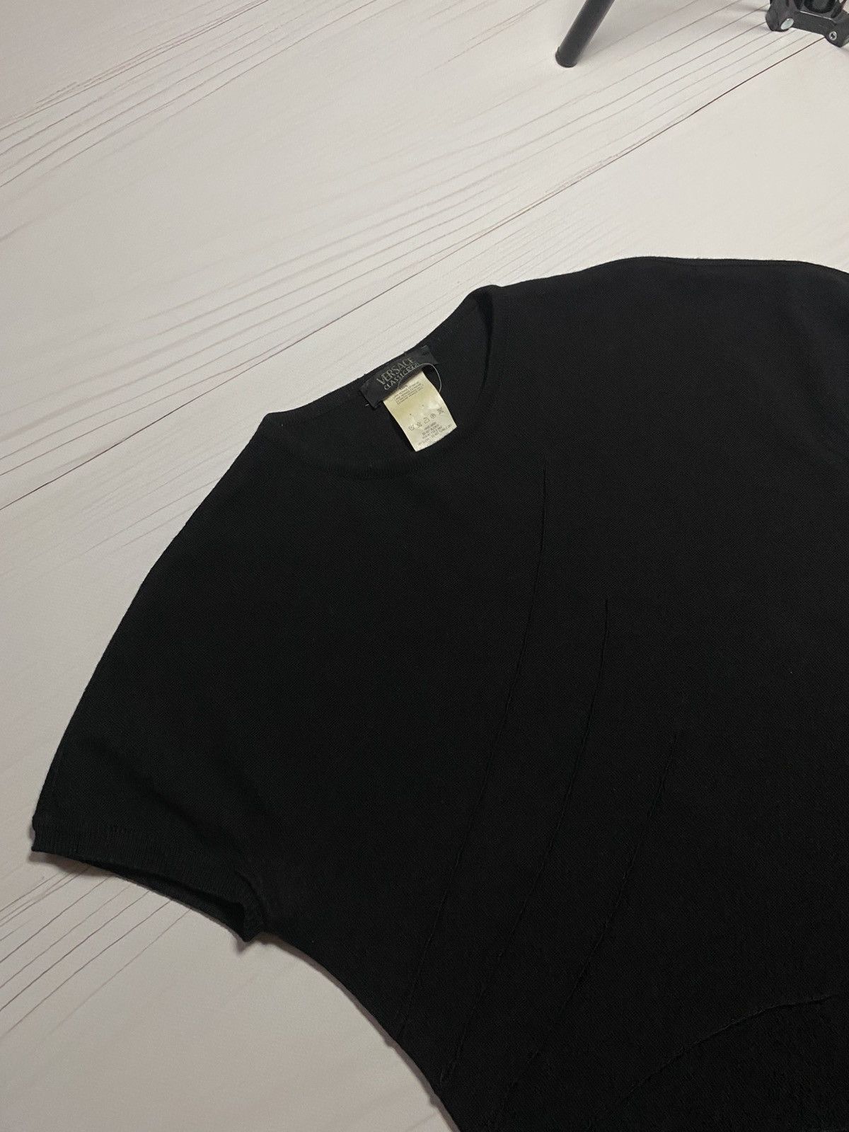 Versace Vintage Versace Classic V2 lana merinos extrafine Knit Top Size M / US 6-8 / IT 42-44 - 6 Thumbnail