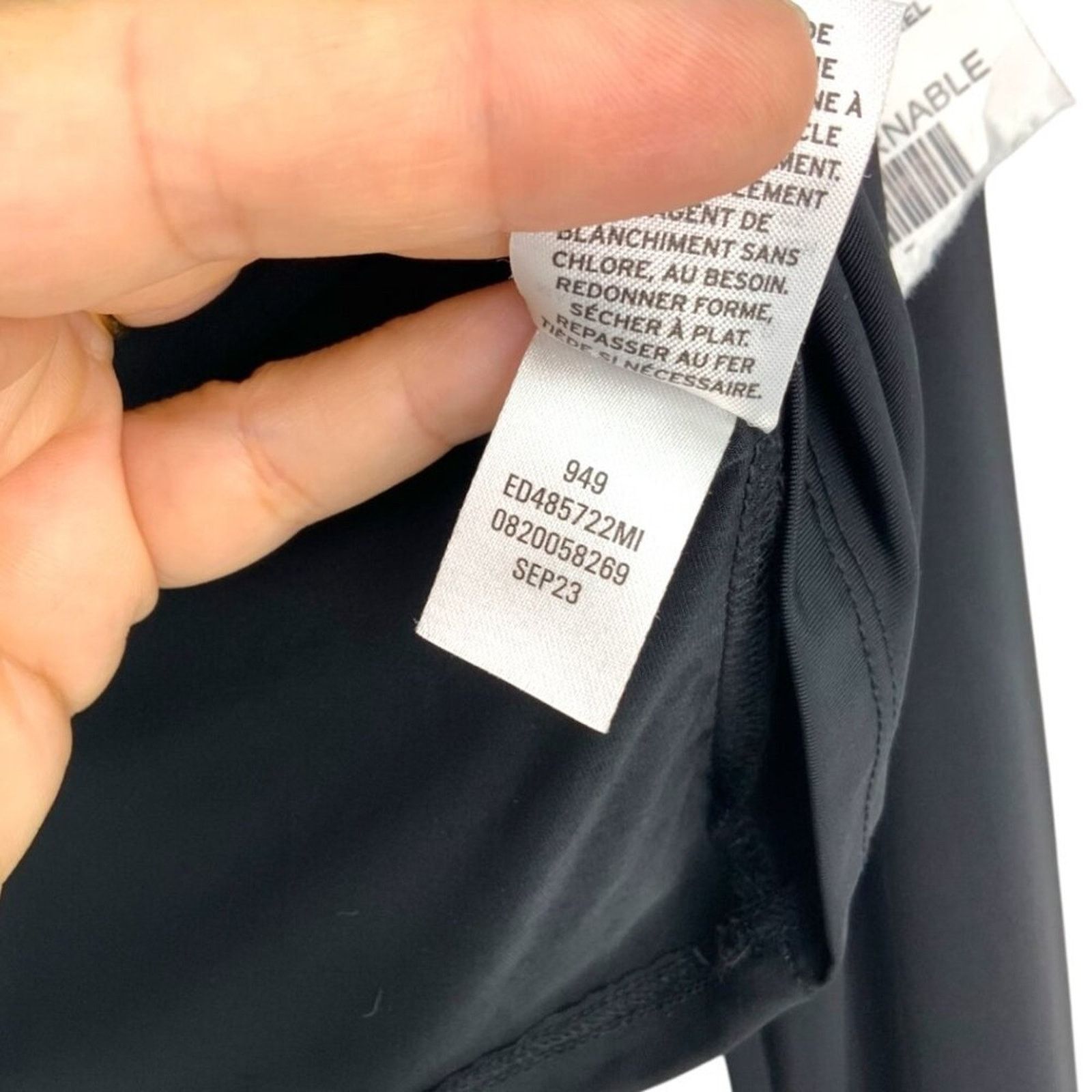 Other Open Edit Cowl Neck Crop Top Black Medium NWOT $49 MSRP Size M / US 6-8 / IT 42-44 - 7 Thumbnail