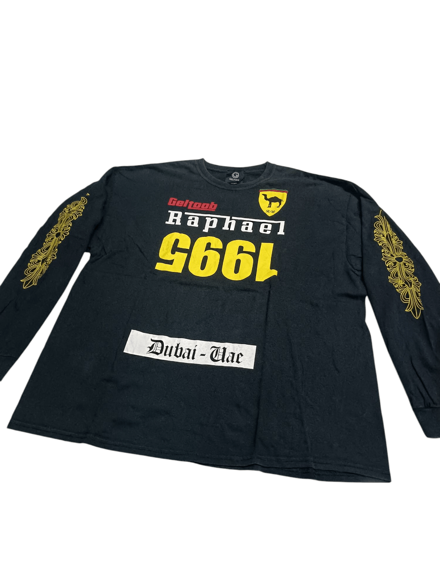 Japanese Brand Geltoob Long sleeve T-shirt RAPHAEL Hiphop Street Fashion Size US XXL / EU 58 / 5 - 3 Thumbnail