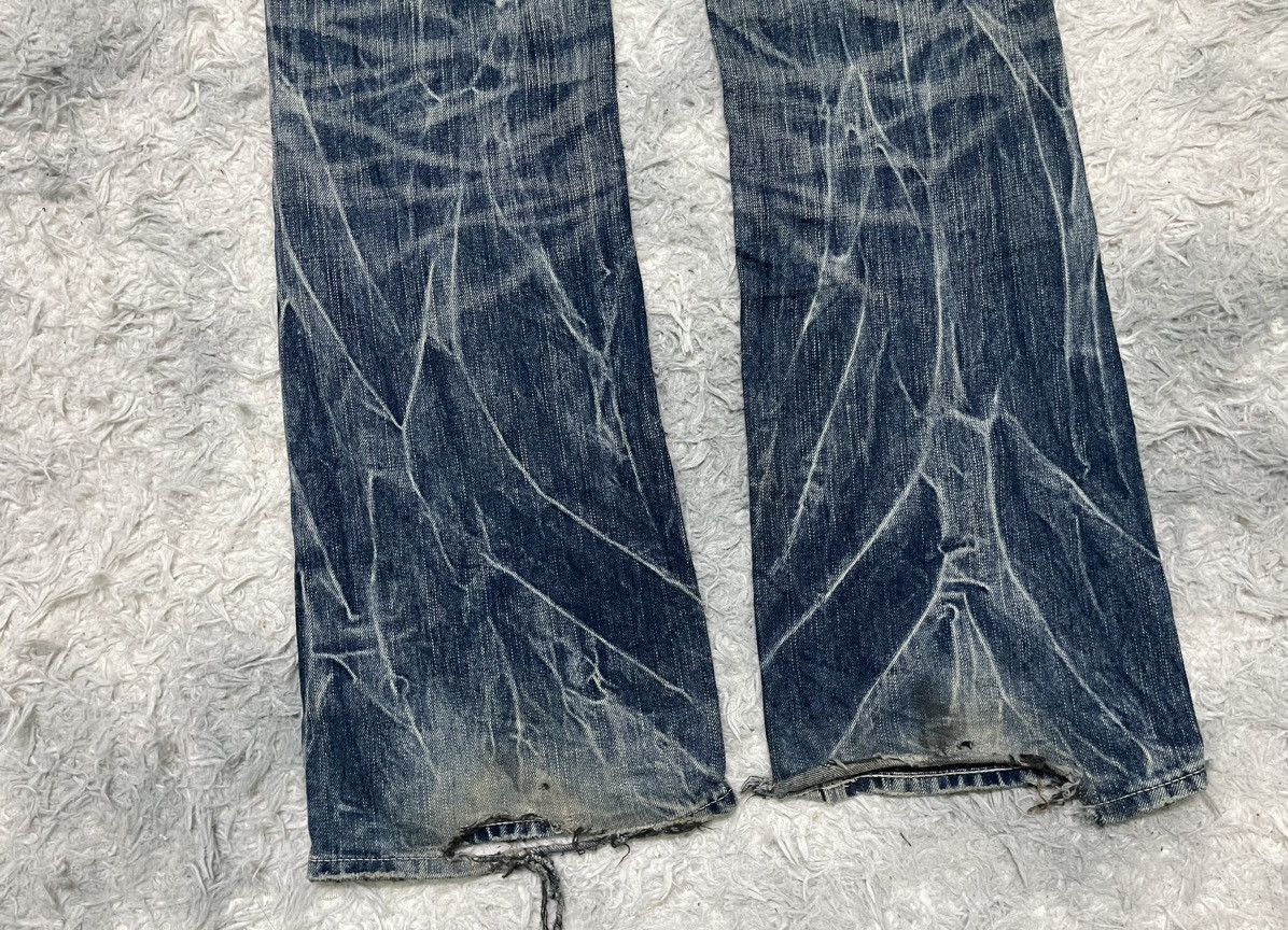 If Six Was Nine 2000s VANQUISH GOLD FLARE PANT DENIM RARE DESIGN Size US 33 - 11 Thumbnail