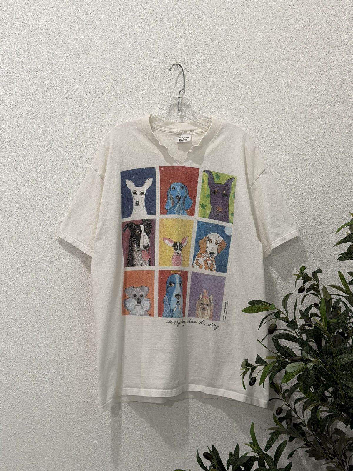 Vintage Vintage 2000 Rel-e-vant Products “Every Dog Has His Day” Art Size US XL / EU 56 / 4 - 1 Thumbnail