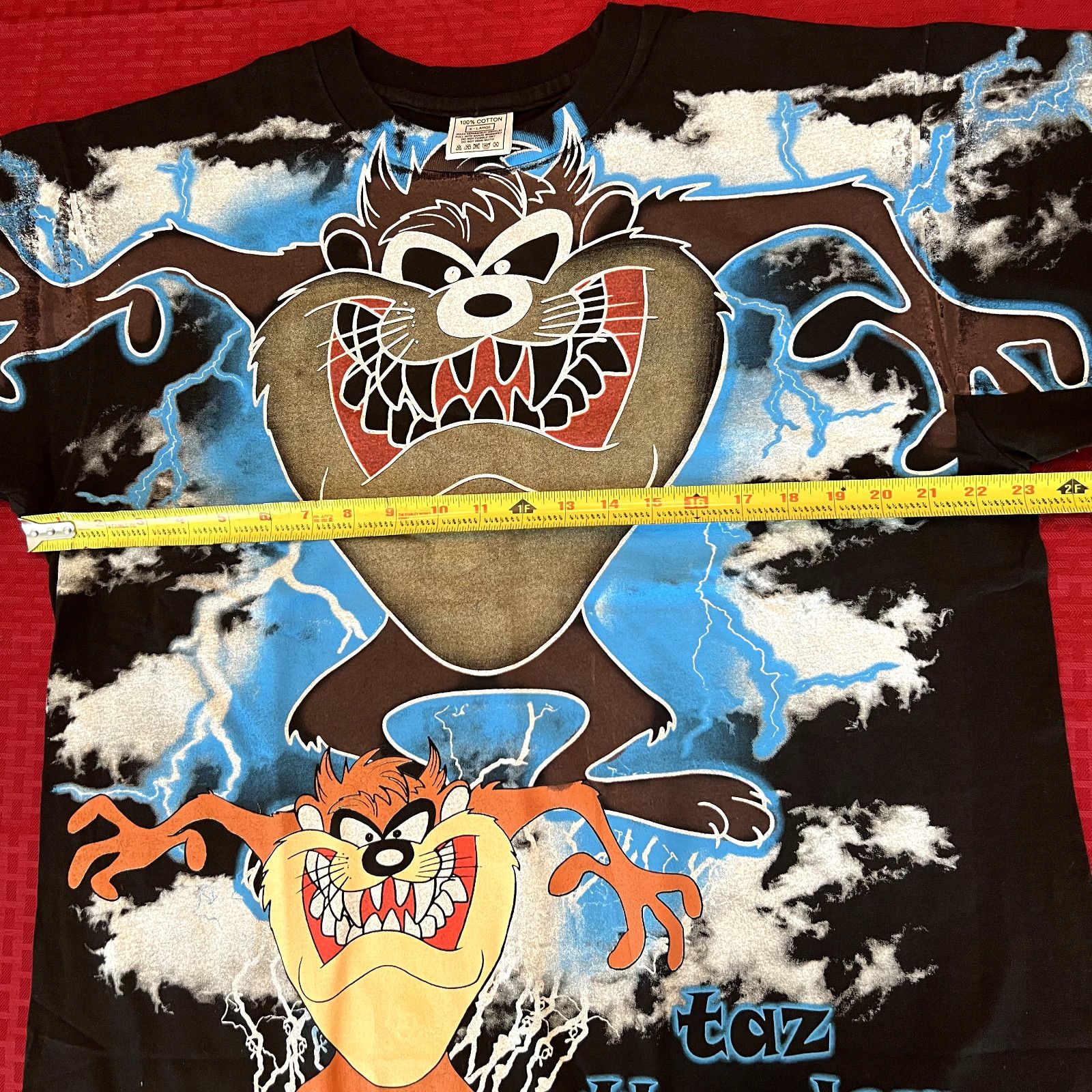 Other Taz Tasmanian devil thunder lightning modern aop style shirt Size US XL / EU 56 / 4 - 2 Thumbnail