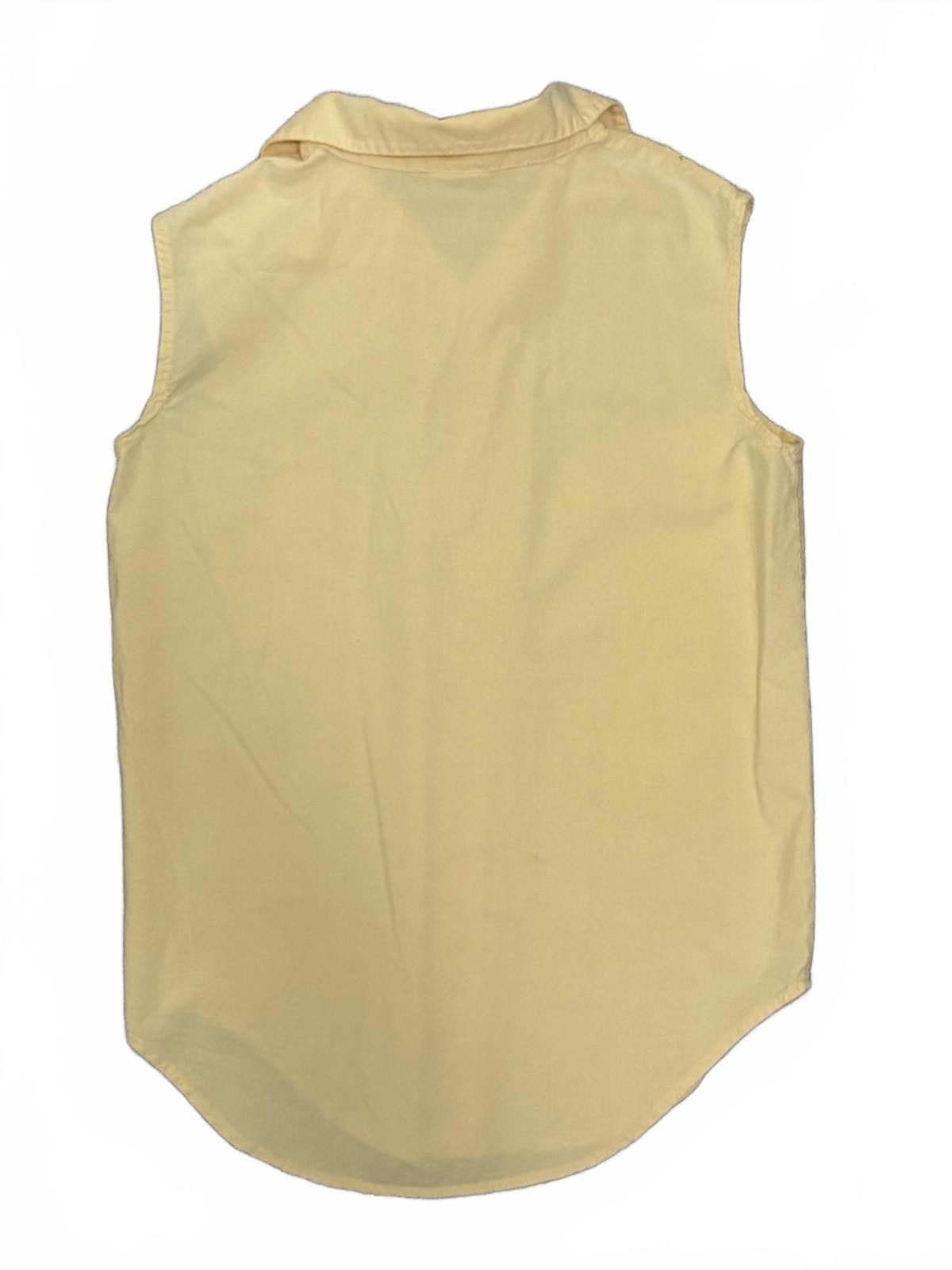 Other MICHAEL Vintage Collared Eyelet Top in Yellow (MEDIUM) Size M / US 6-8 / IT 42-44 - 5 Thumbnail