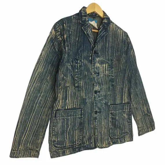 Katharine Hamnett London Katharine Hamnett London Distress Denim Jeans Jacket Boro Size L / US 10 / IT 46 - 2 Thumbnail