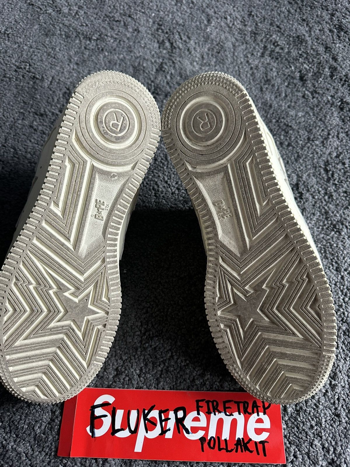 Bape × Highsnobiety BAPE x Highsnobiety BAPE STA in the "Ivory" Size US 10 / EU 43 - 5 Thumbnail