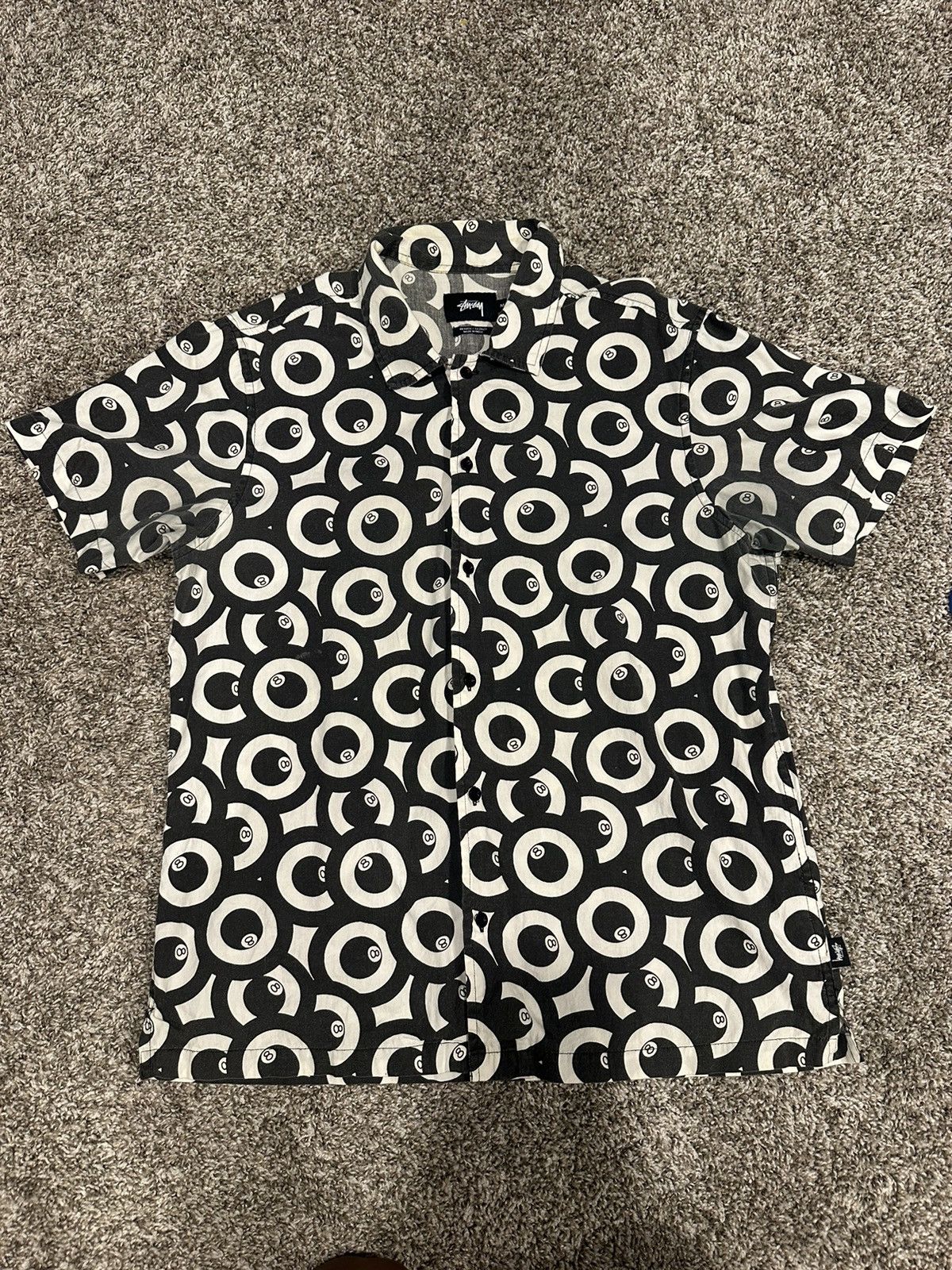 Stussy Vintage Stussy 8Ball Button Up Size US M / EU 48-50 / 2 - 1 Thumbnail