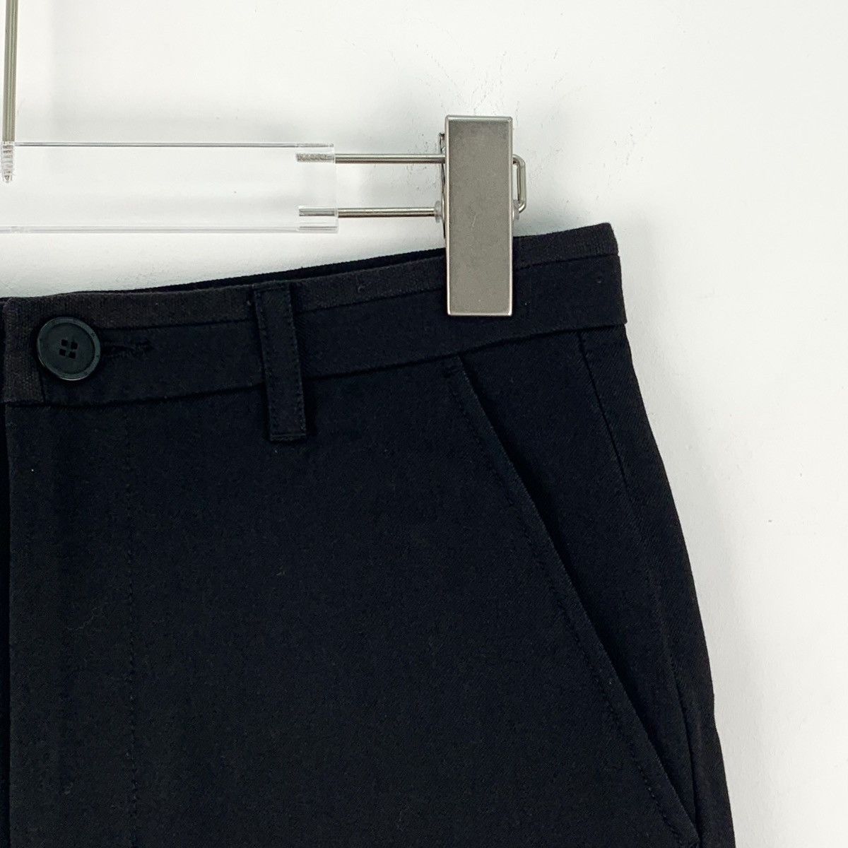 Givenchy Givenchy Black Cotton Casual Pants K26WX Size US 30 / EU 46 - 3 Thumbnail